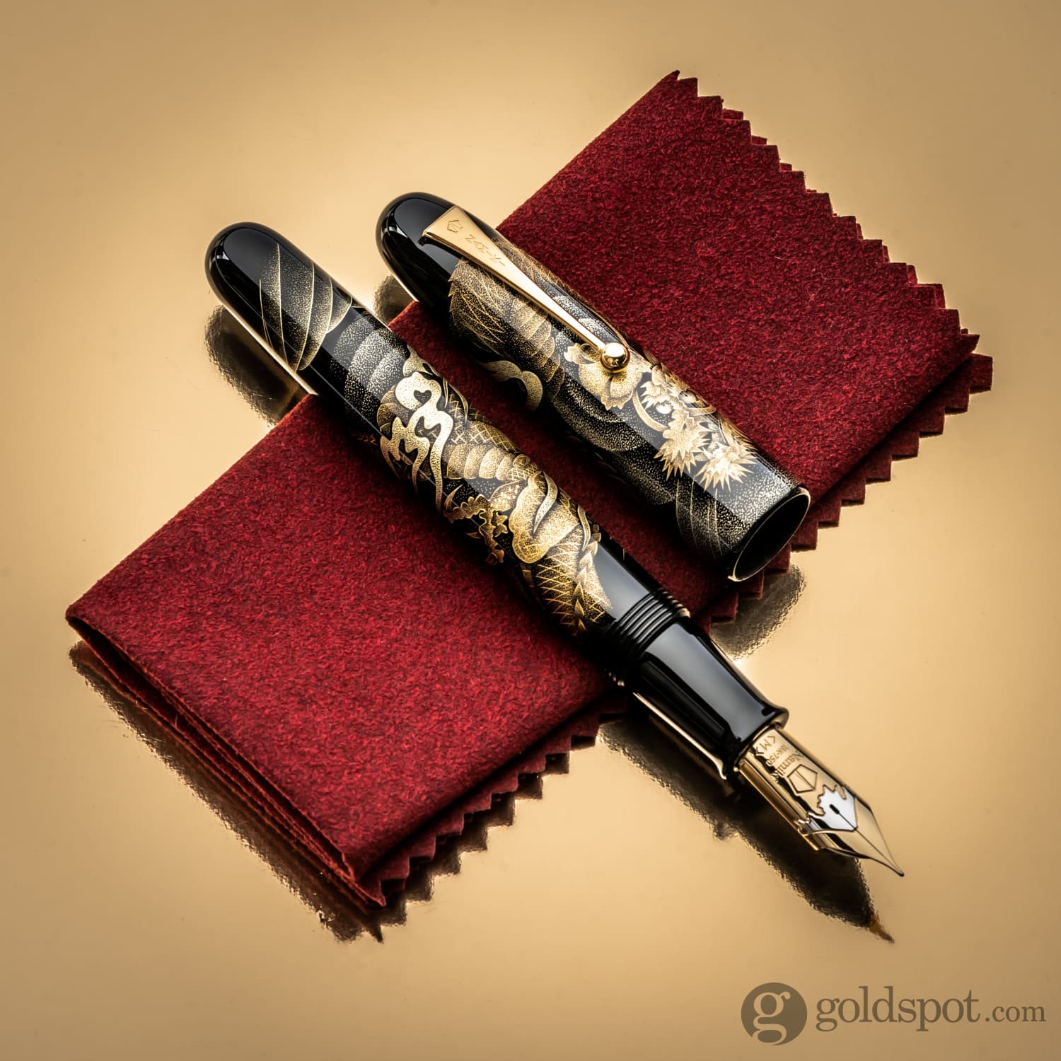 Namiki Chinkin Fountain Pen in Dragon - 18K Gold - Image 9