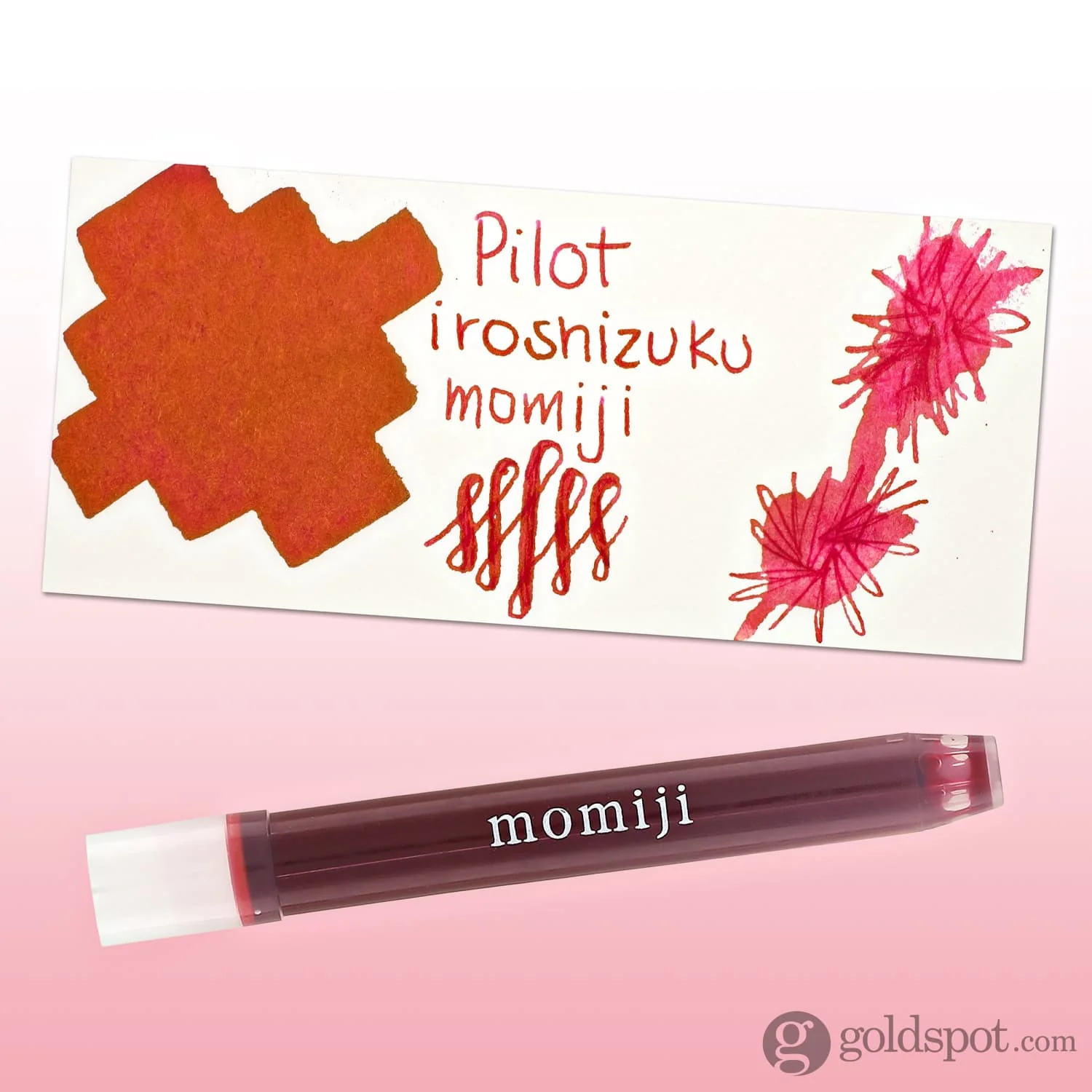 Pilot Iroshizuku Ink Cartridges in Momiji (Autumn Leaves) - Pack of 6 - Image 2