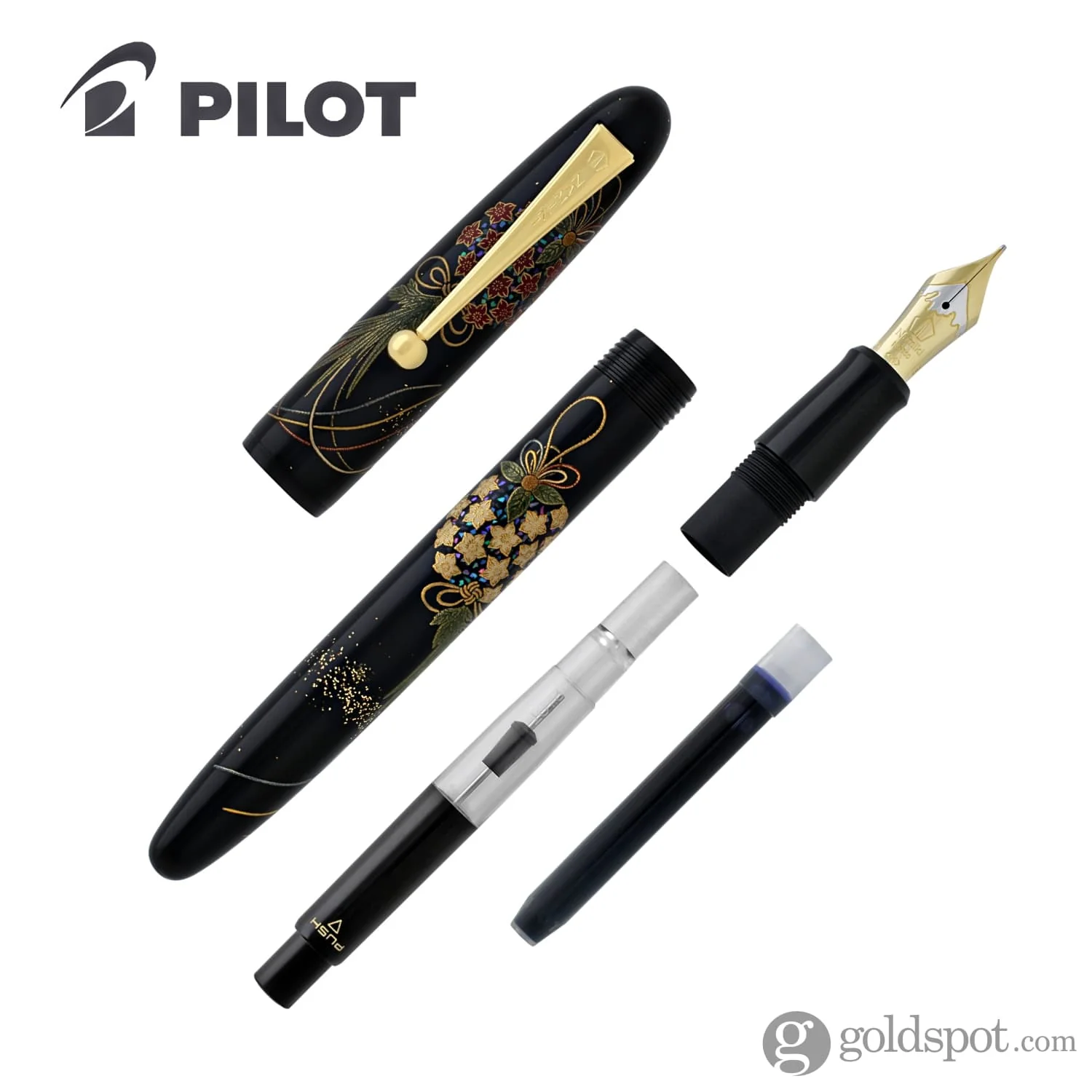 Namiki Yukari Fountain Pen in Herb Decoration - 18K Gold - Image 6
