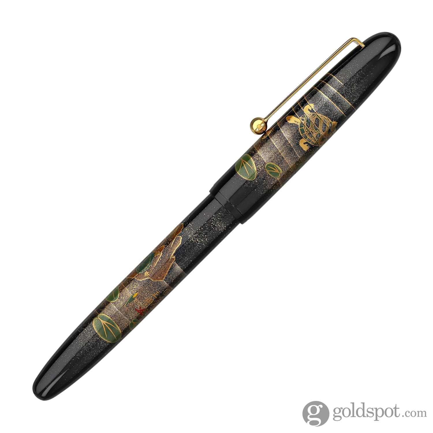 Namiki Yukari Fountain Pen in Turtle - 18K Gold Medium Point - Image 5