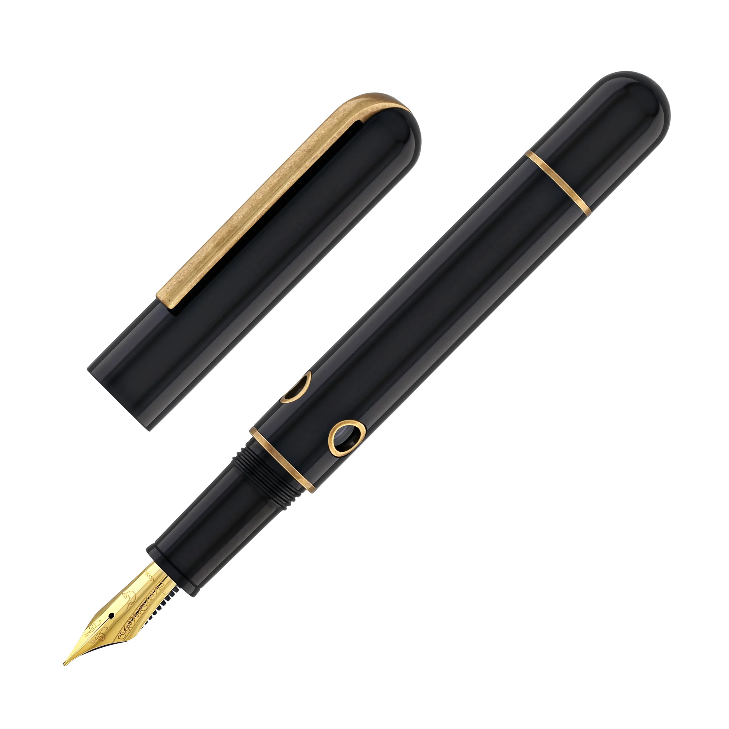 Narwhal Nautilus Fountain Pen in Bronze Corydoras - Image 3