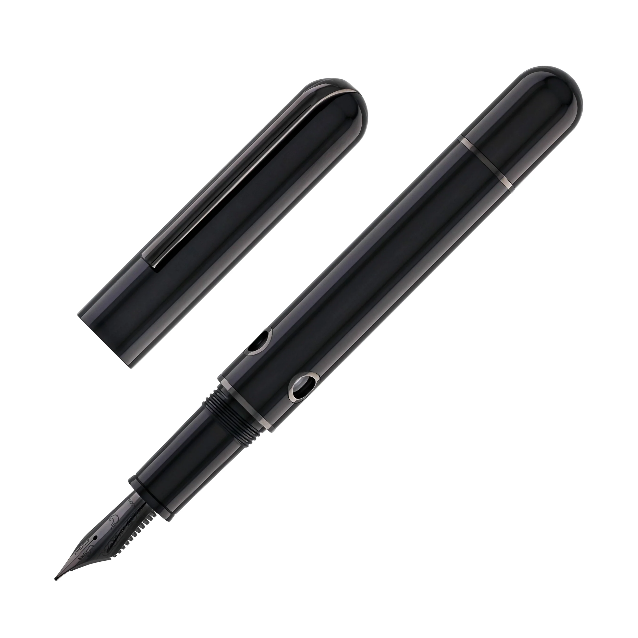 Narwhal Nautilus Fountain Pen in Cephalopod Black - Image 4