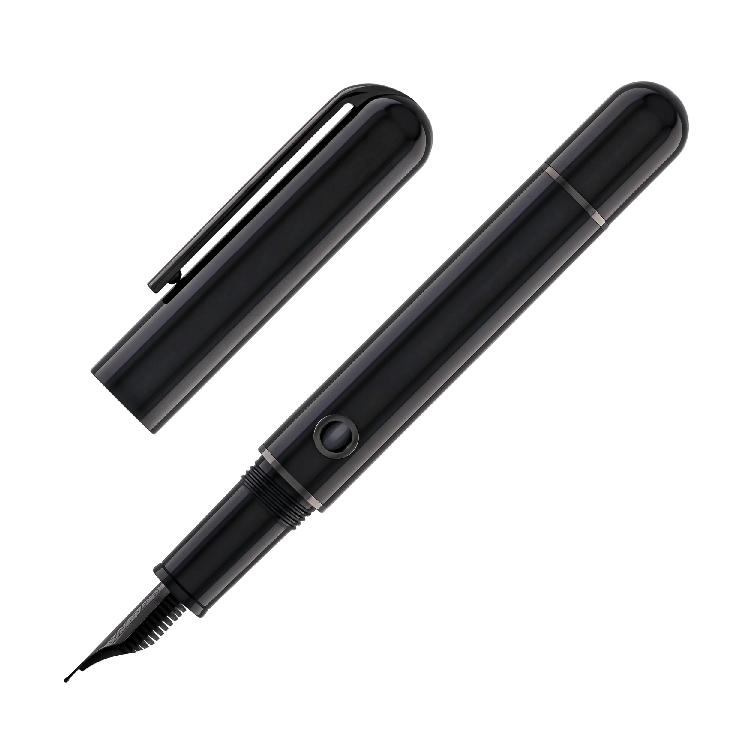 Narwhal Nautilus Fountain Pen in Cephalopod Black - Image 5
