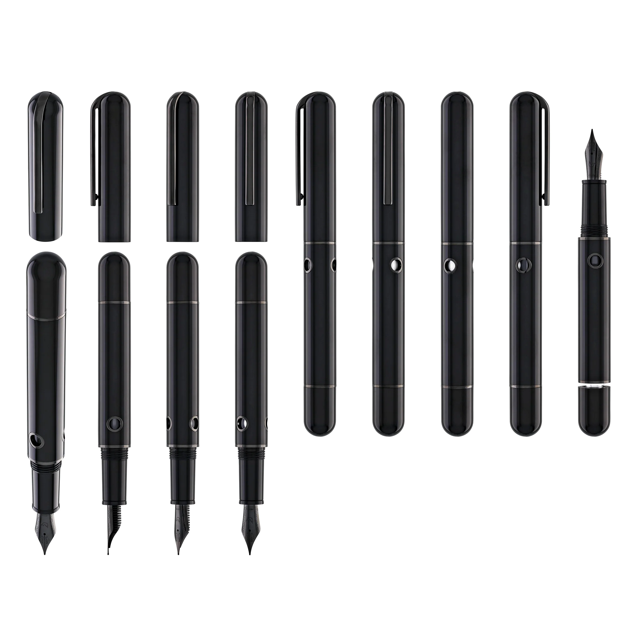 Narwhal Nautilus Fountain Pen in Cephalopod Black - Image 9