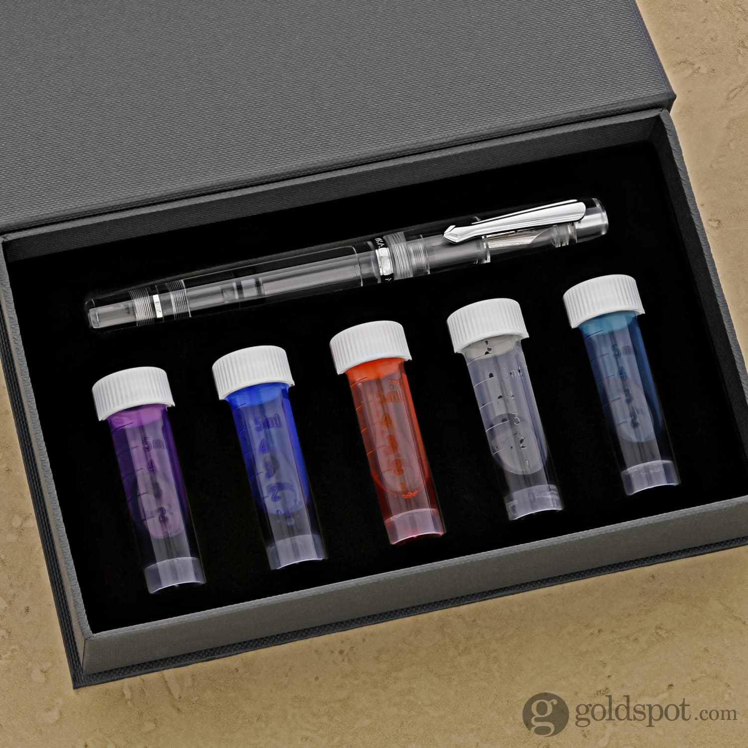 Narwhal Original Fountain Pen Ink Gift Set in Clear Demonstrator - Image 2