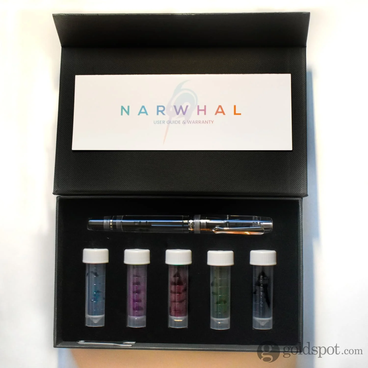 Narwhal Original Fountain Pen Ink Gift Set in Clear Demonstrator - Image 4