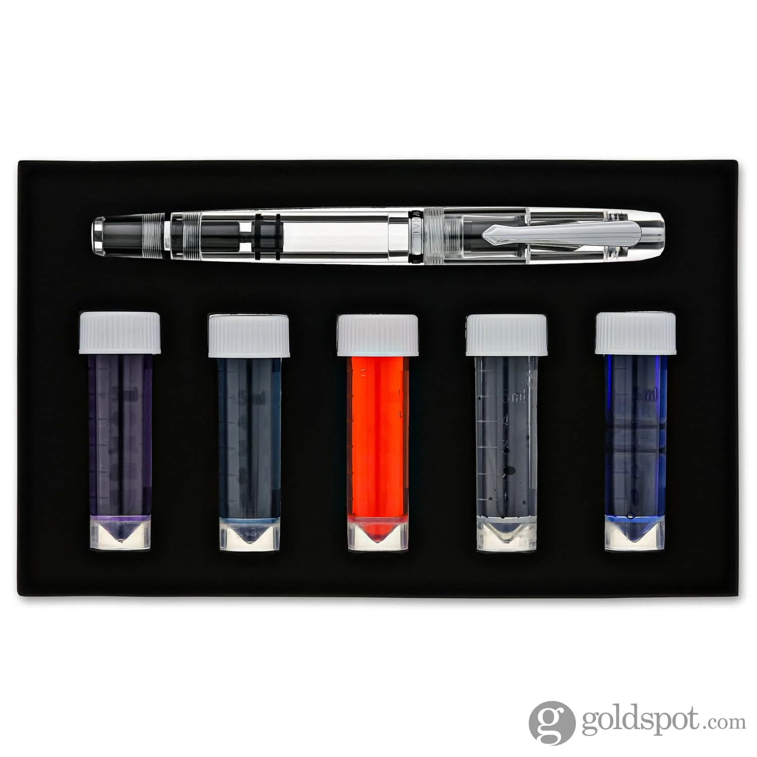 Narwhal Original Fountain Pen Ink Gift Set in Clear Demonstrator - Image 5