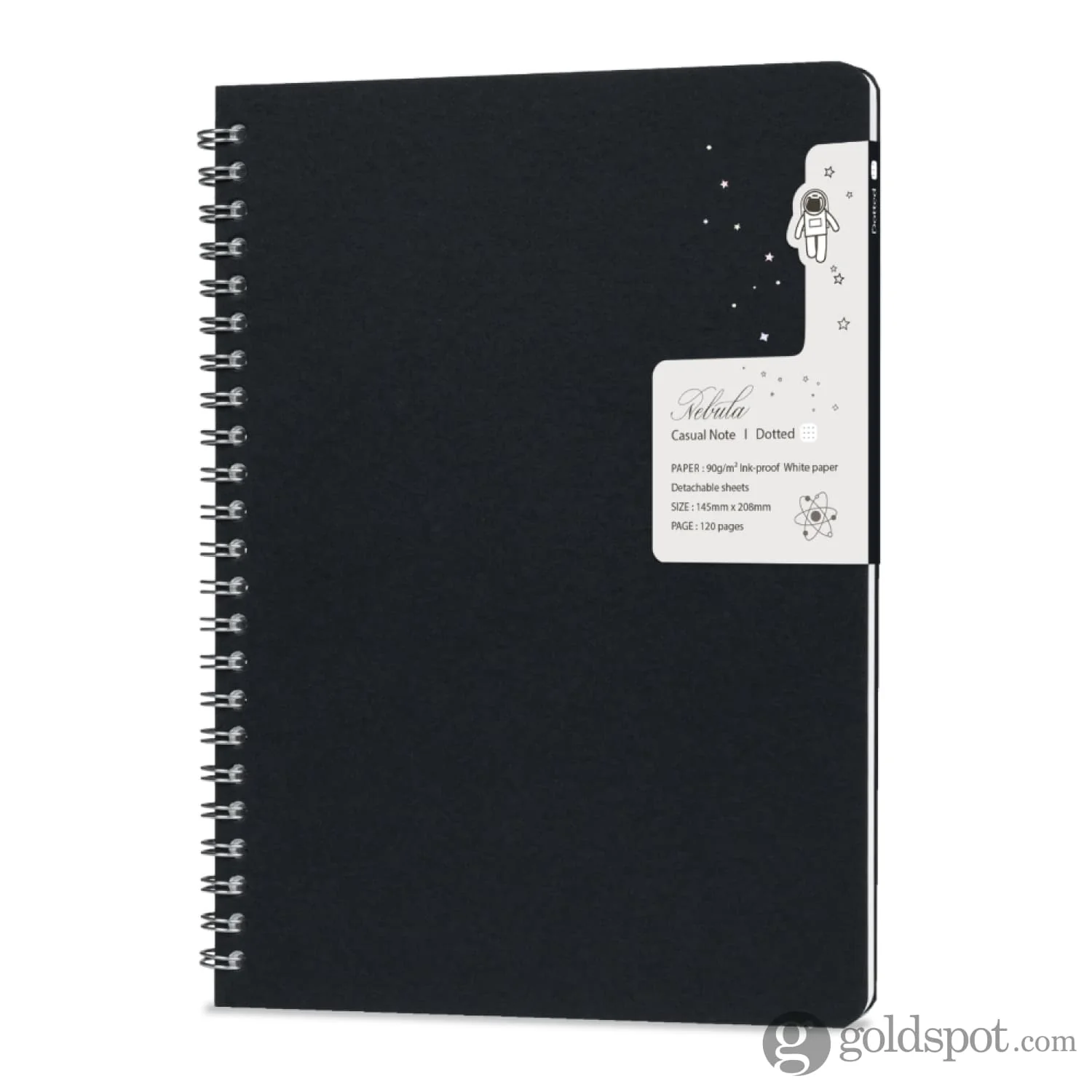 Nebula by Colorverse Casual A5 Notebook in Black - Image 4