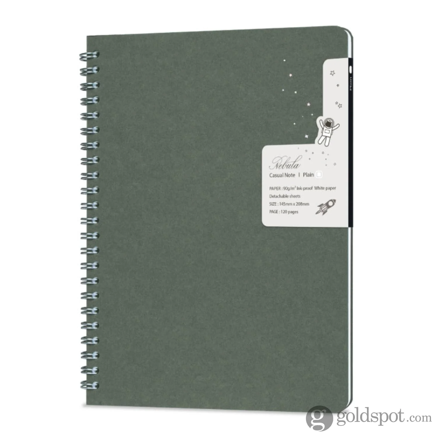 Nebula by Colorverse Casual A5 Notebook in Oil Green - Image 4