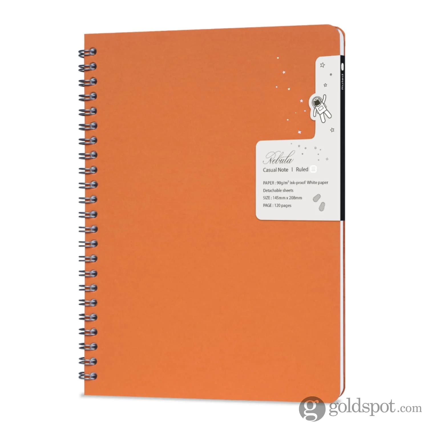 Nebula by Colorverse Casual A5 Notebook in Orange - Image 2