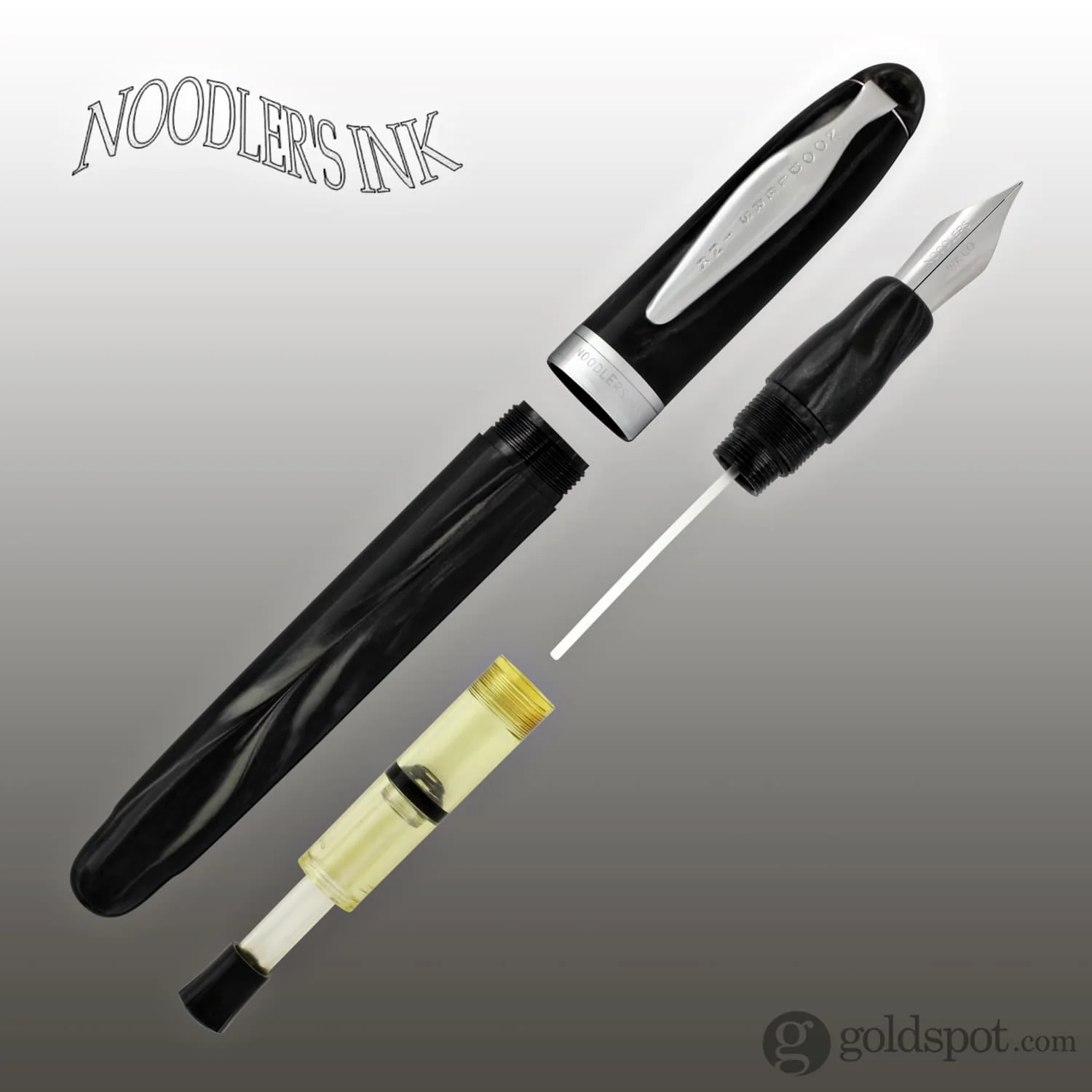 Noodler's Ahab Fountain Pen in Raven - Flex Nib - Image 6
