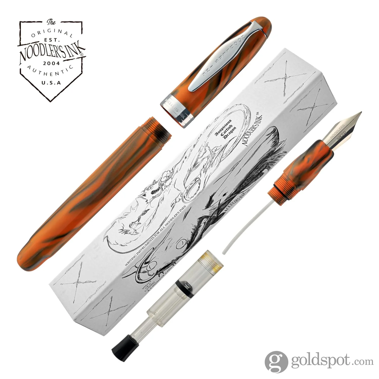 Noodler's Ahab Fountain Pen in Brazos River - Flex Nib - Image 7