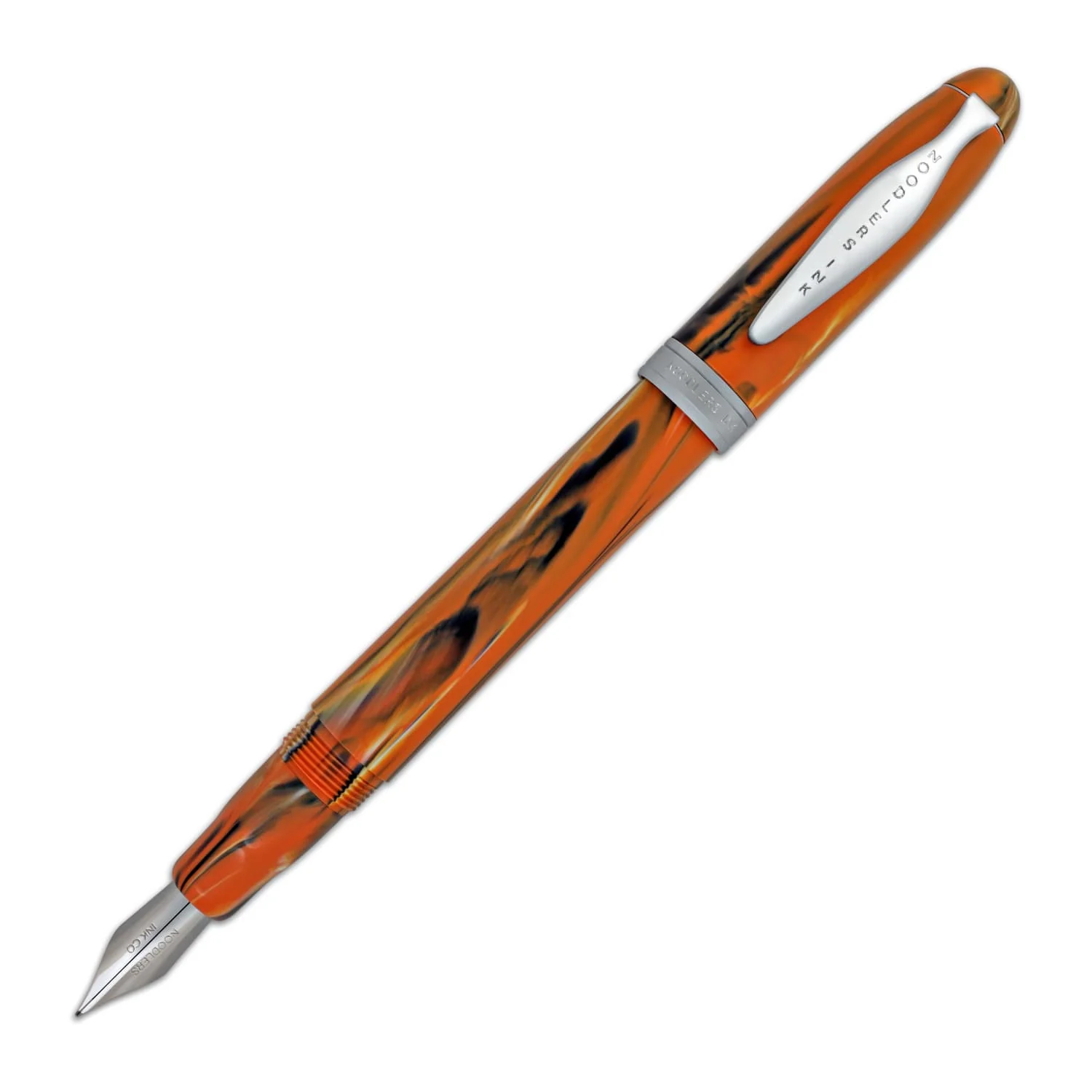 Noodler's Ahab Fountain Pen in Orange Tiger - Flex Nib