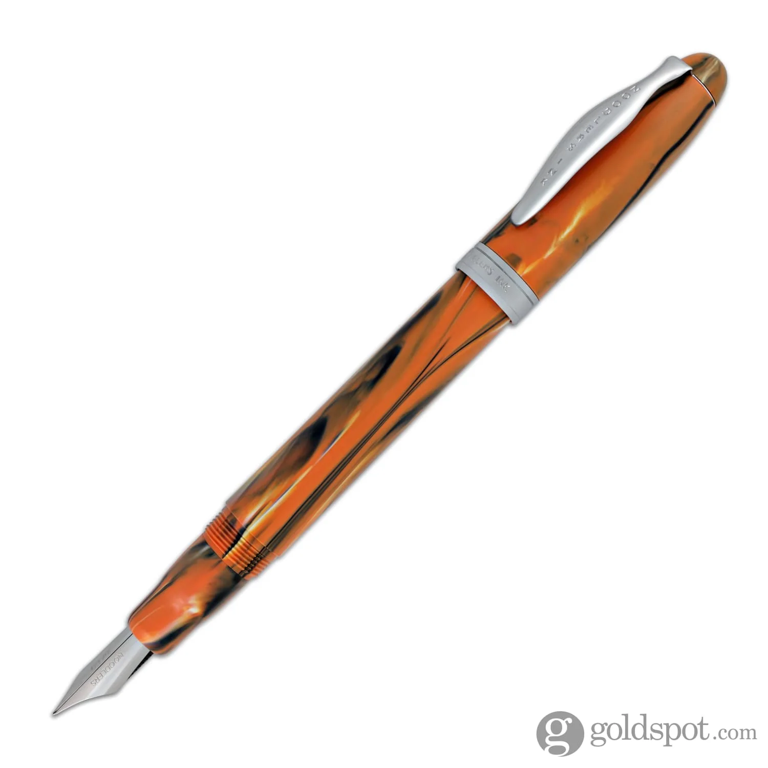 Noodler's Ahab Fountain Pen in Orange Tiger - Flex Nib - Image 2