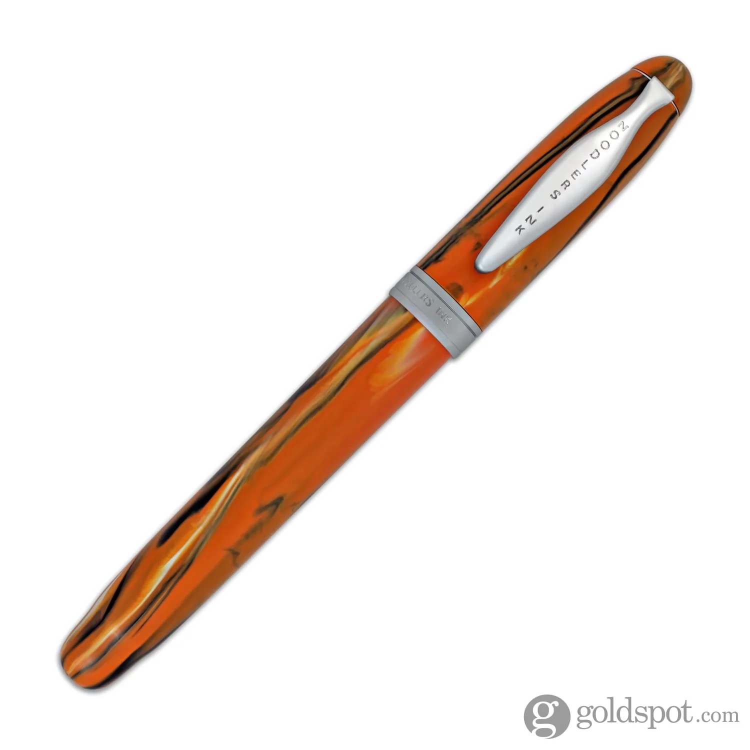 Noodler's Ahab Fountain Pen in Orange Tiger - Flex Nib - Image 4