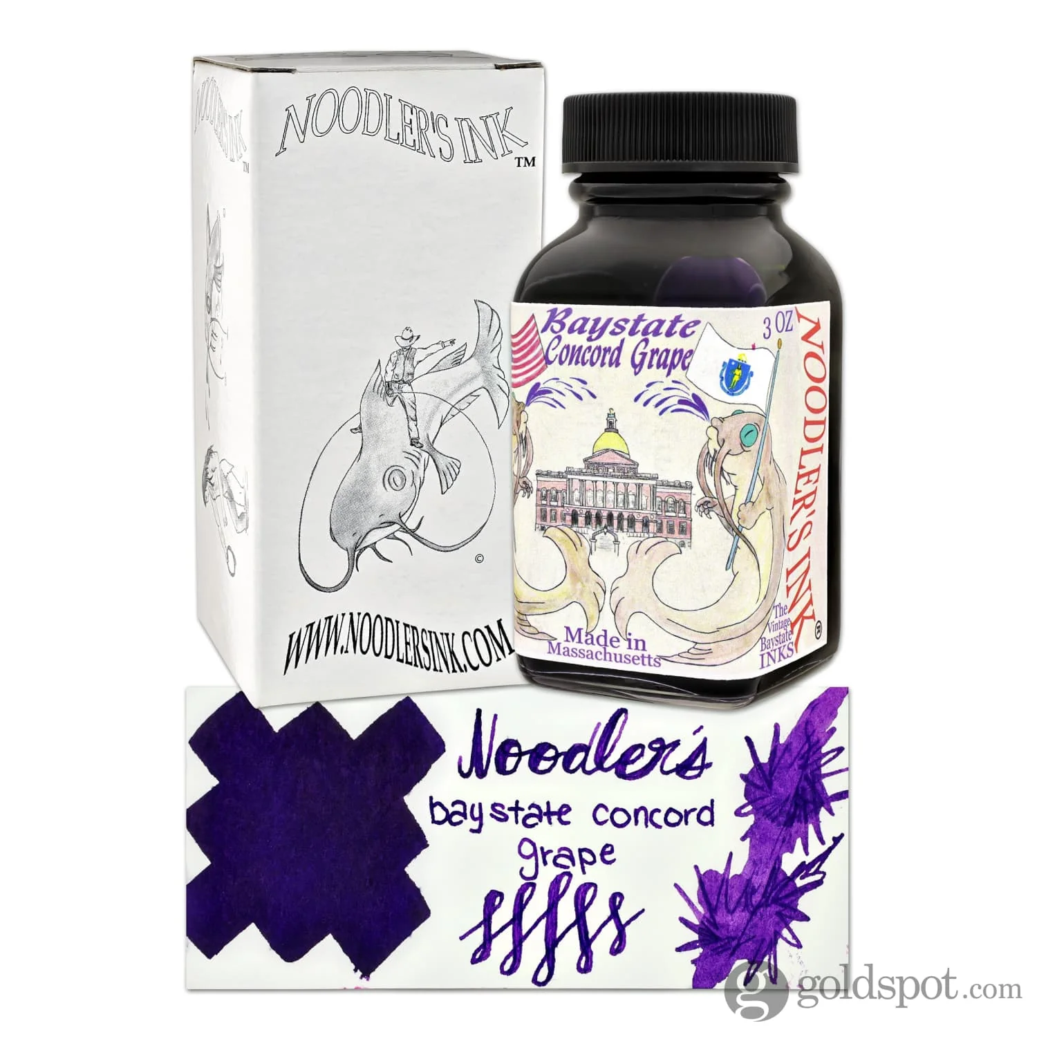 Noodler's Baystate Concord Grape Fountain Pen Ink - Image 6