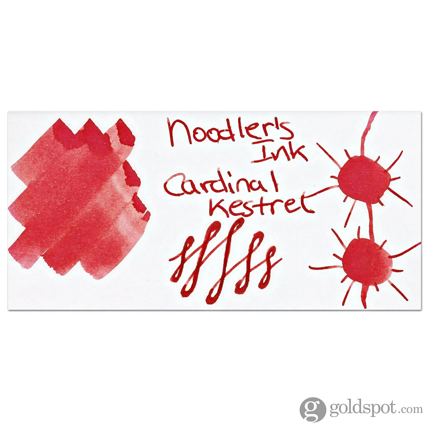 Noodler's Bottled Ink in Cardinal Kestrel Red - 3oz - Image 2