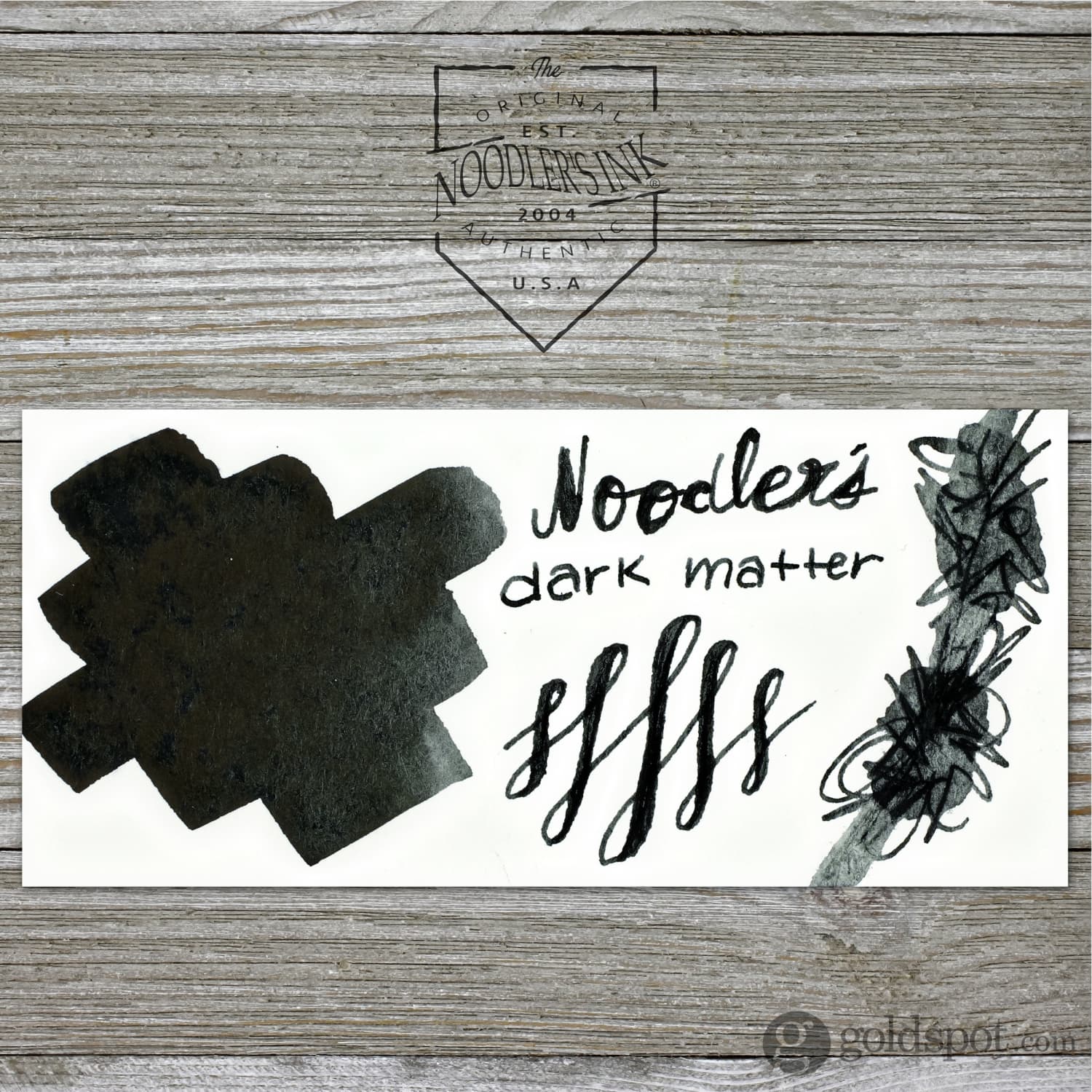 Noodler's Dark Matter Fountain Pen Ink - 3oz Bottle - Image 2