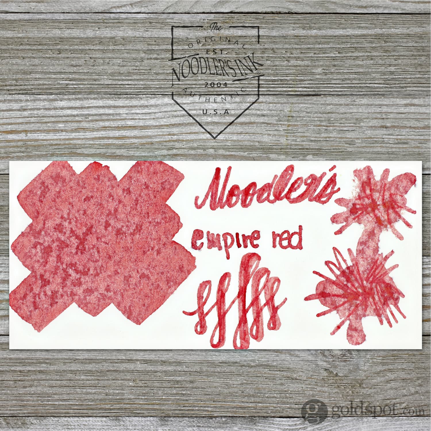 Noodler's Empire Red Bottled Fountain Pen Ink - 3oz Bottle - Image 2