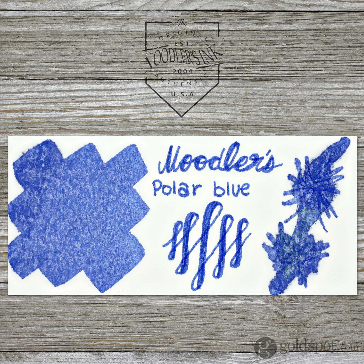 Noodler's Eternal Polar Blue Fountain Pen Ink - Image 2