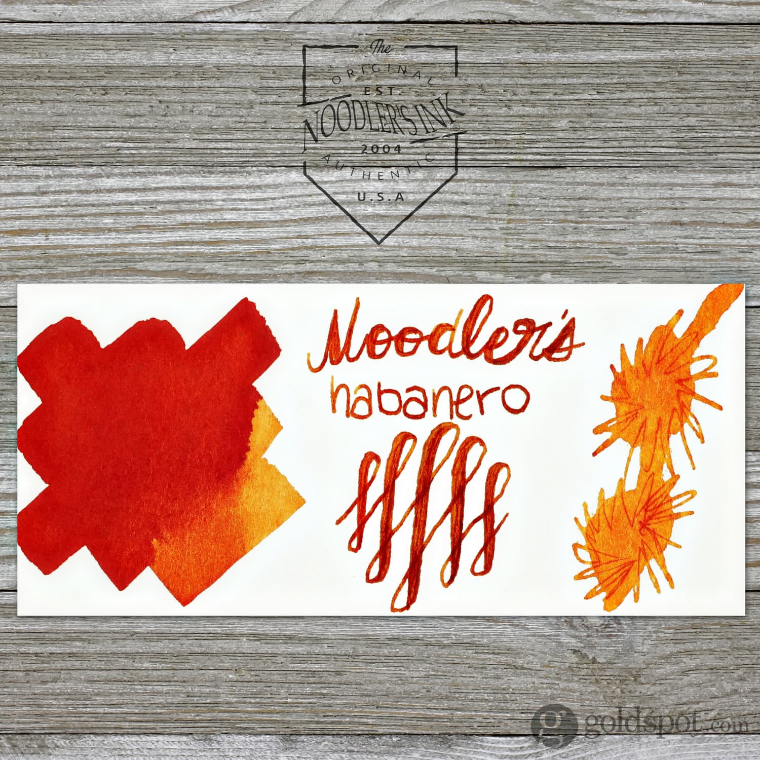 Noodler's Habanero Fountain Pen Ink - 3oz Bottle - Image 2