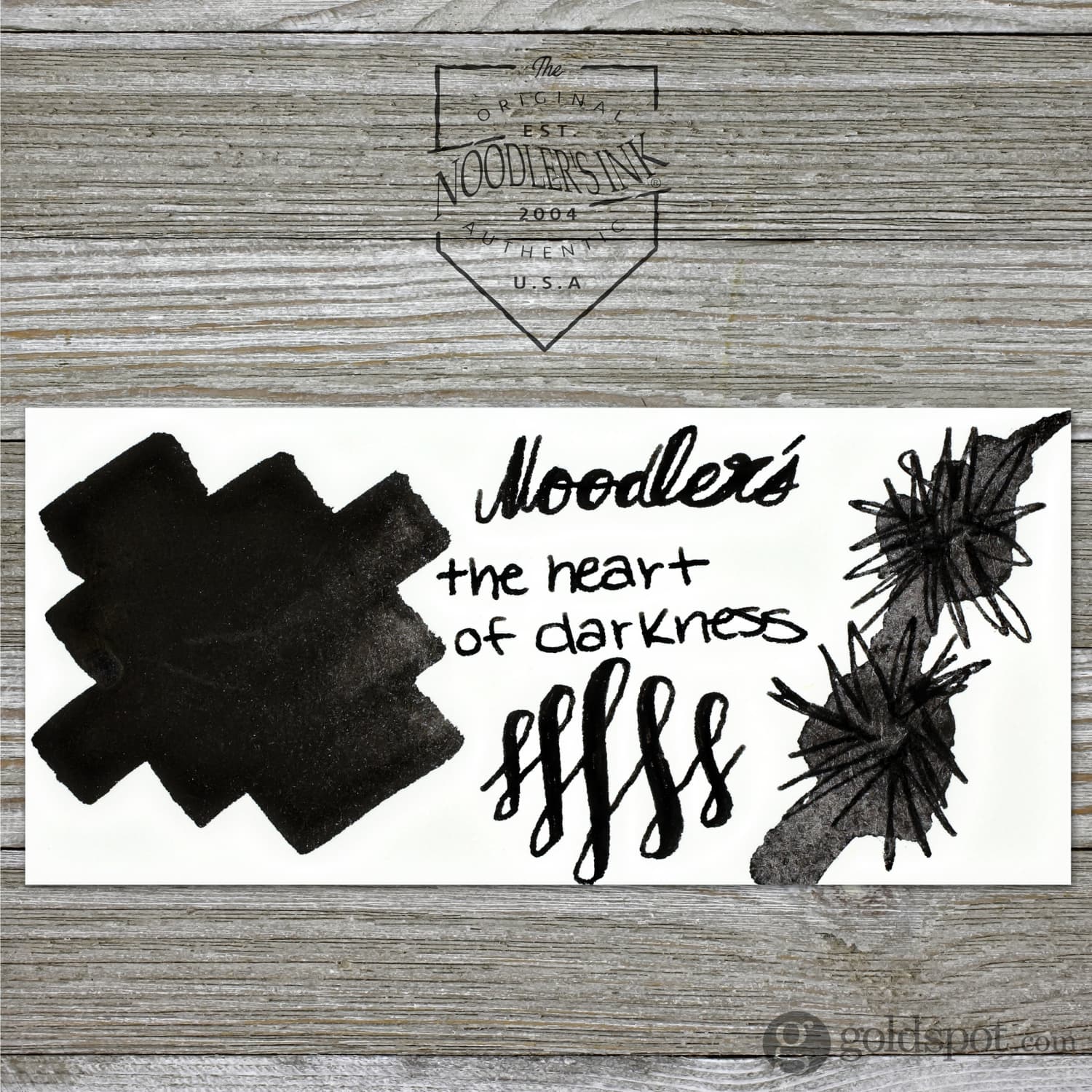 Noodler's Heart of Darkness Fountain Pen Ink - 4.5oz - Image 2
