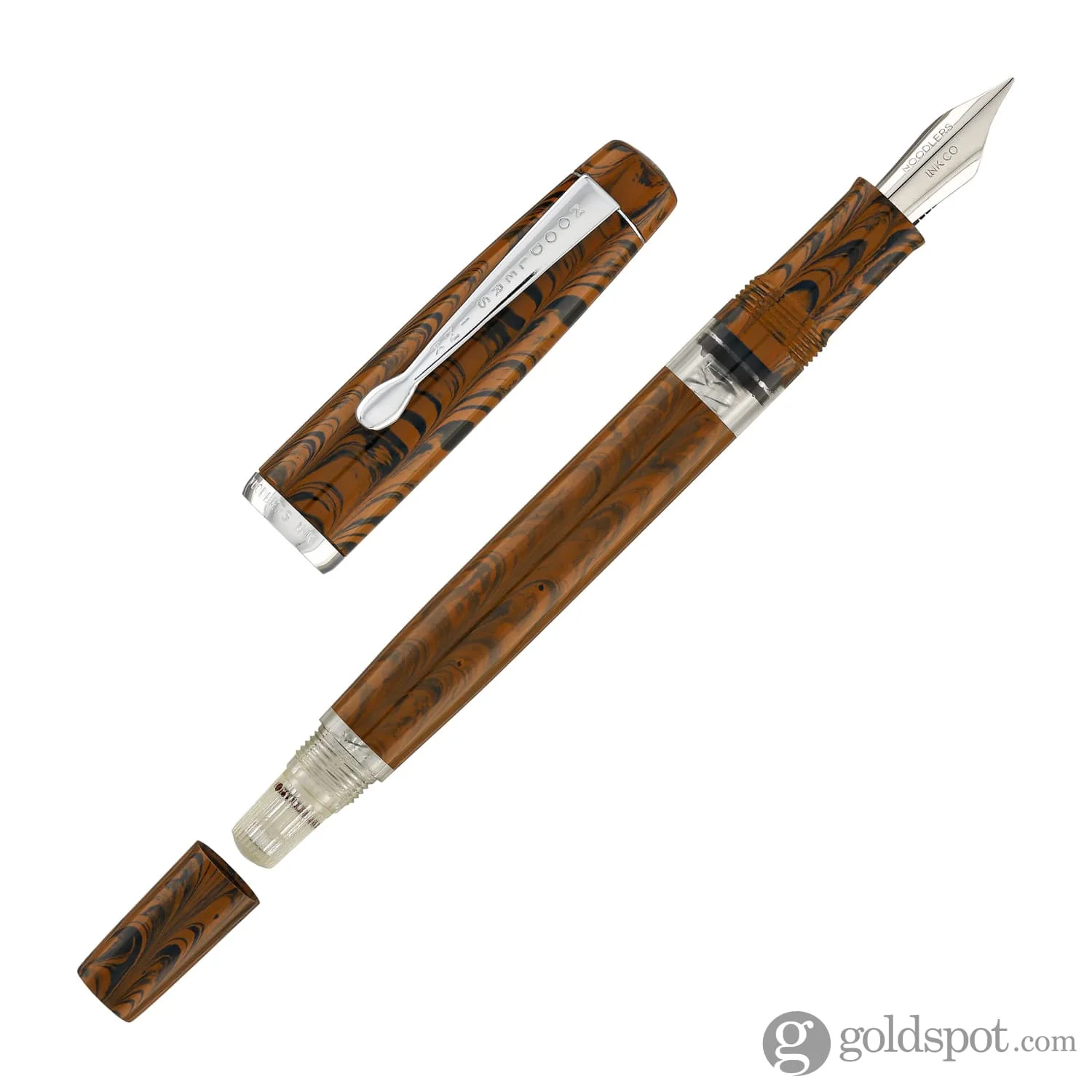 Noodler's Ink Konrad Fountain Pen in Chestnut Ebonite - Flex Nib - Image 7