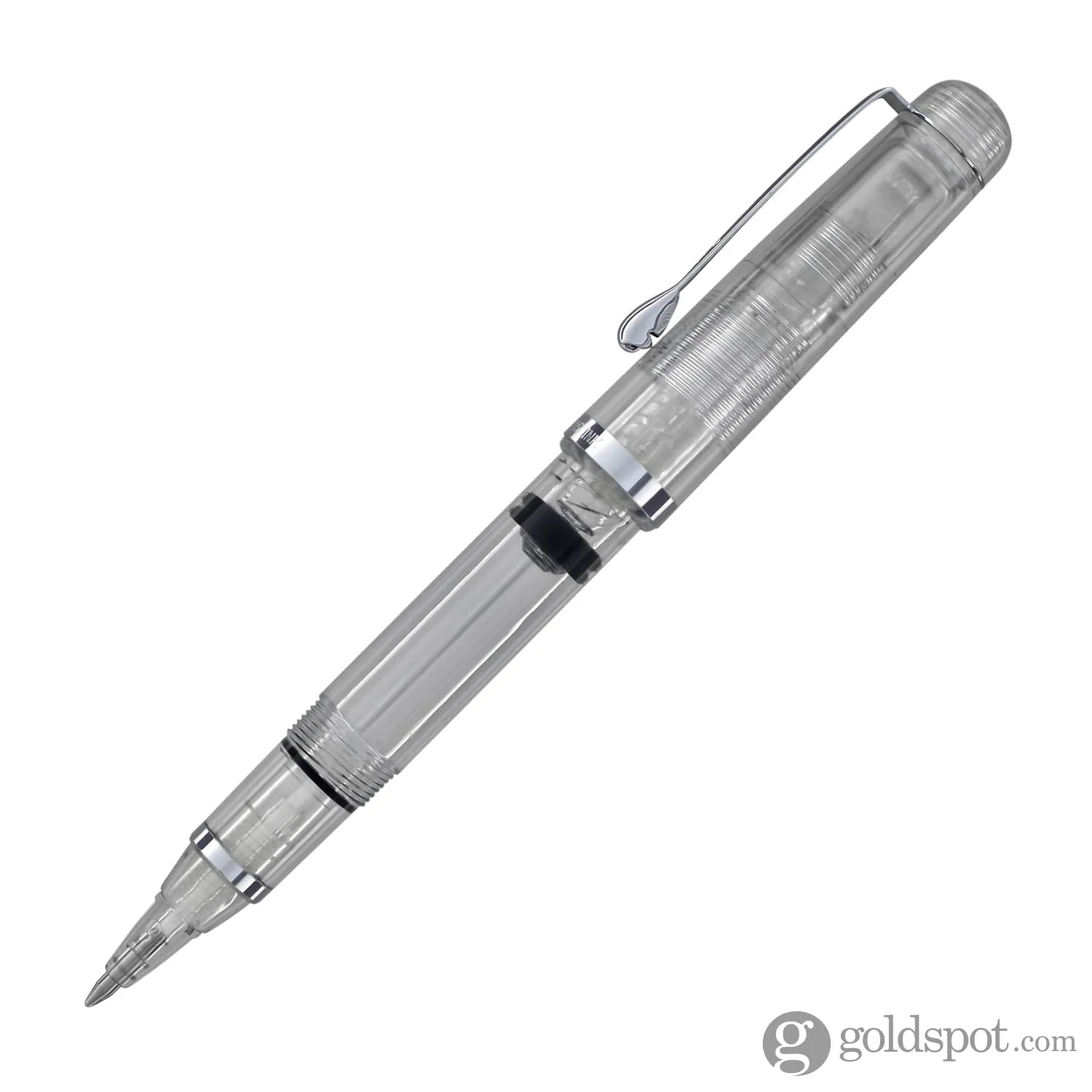 Noodler's Konrad Piston Fill Rollerball Pen in Clear Demonstrator - Image 3