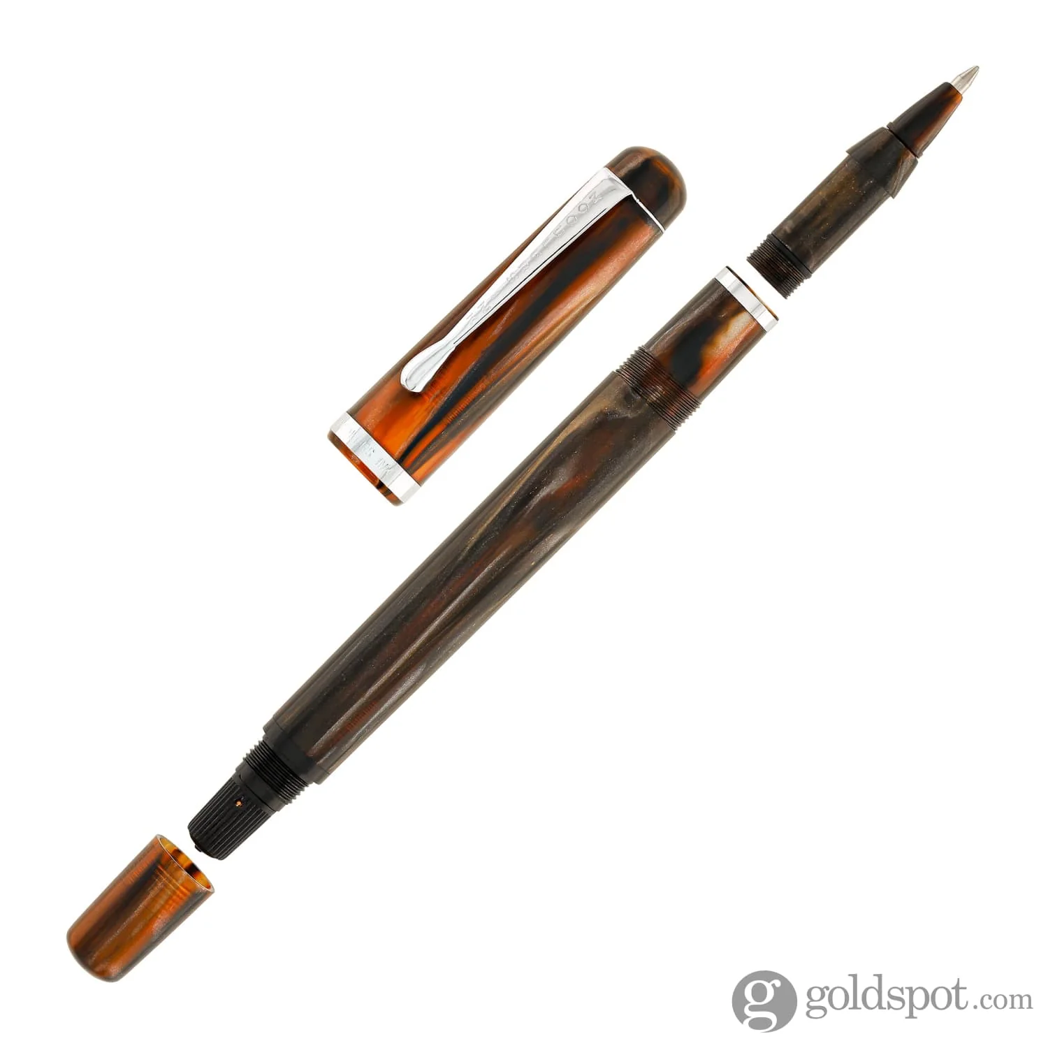 Noodler's Konrad Piston Fill Rollerball Pen in Galapagos Tortoise - Image 7