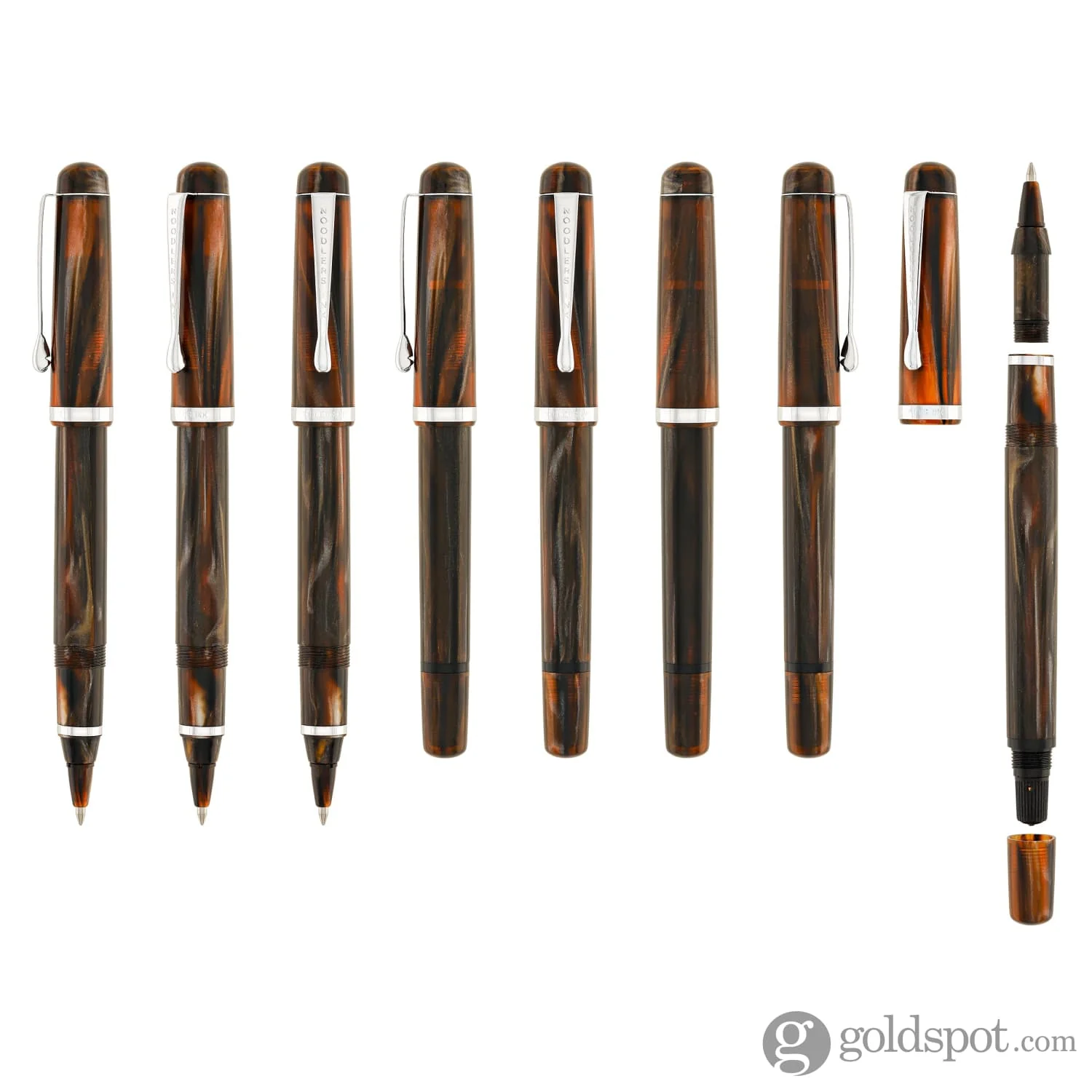 Noodler's Konrad Piston Fill Rollerball Pen in Galapagos Tortoise - Image 8