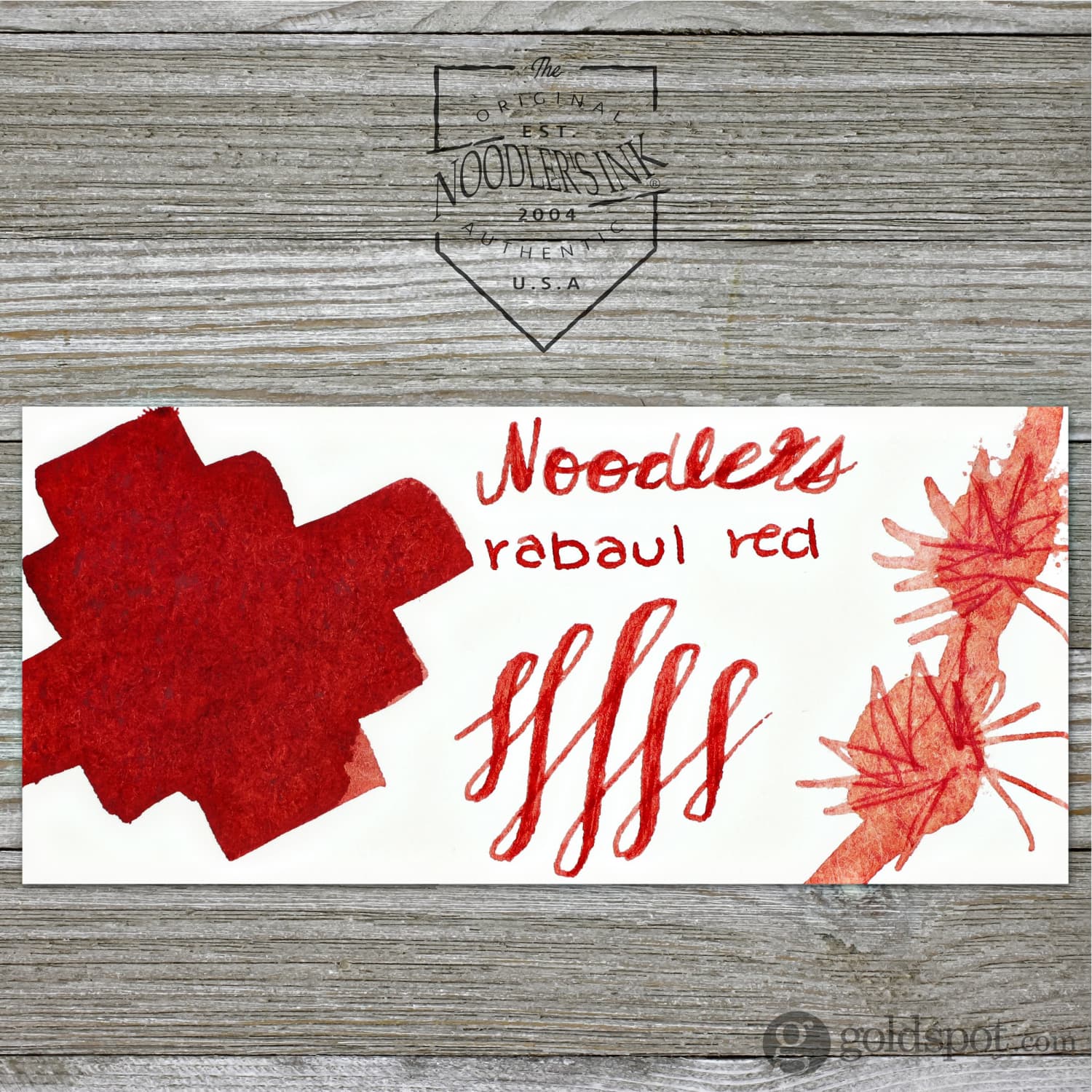 Noodler's V-mail Rabaul Red Fountain Pen Ink - 3oz Bottle - Image 2