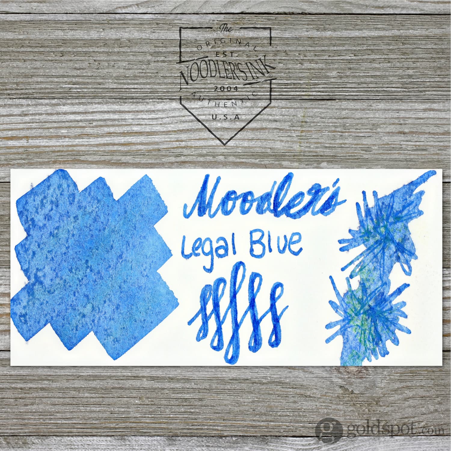 Noodler's Legal Blue Fountain Pen Ink - 3oz Bottle - Image 2