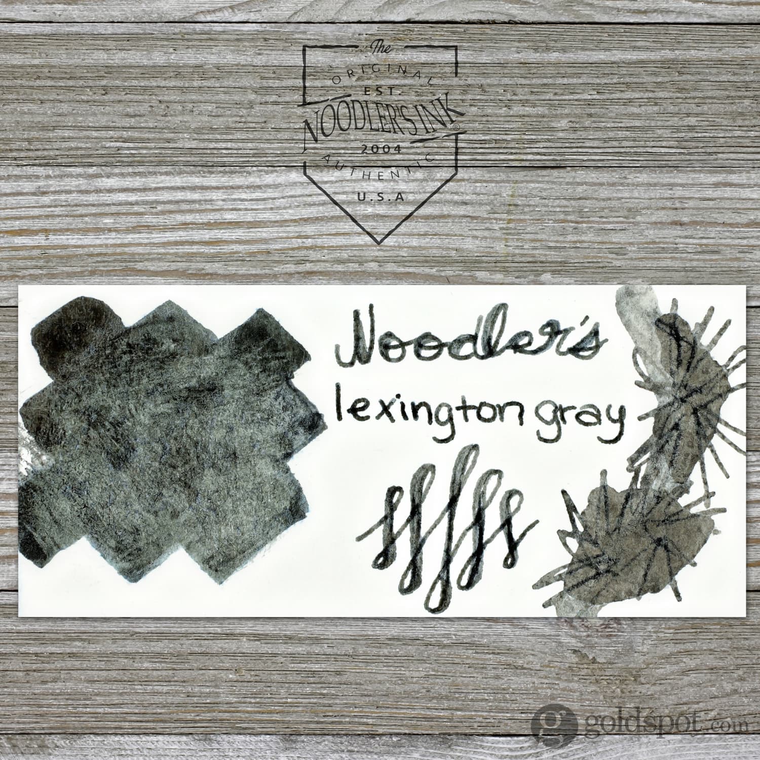Noodler's Lexington Gray Fountain Pen Ink - 3oz Bottle - Image 2