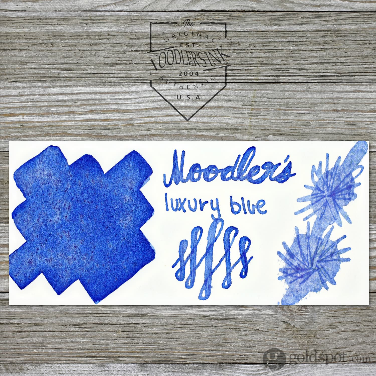 Noodler's Luxury Blue Fountain Pen Ink - 1oz - Image 2