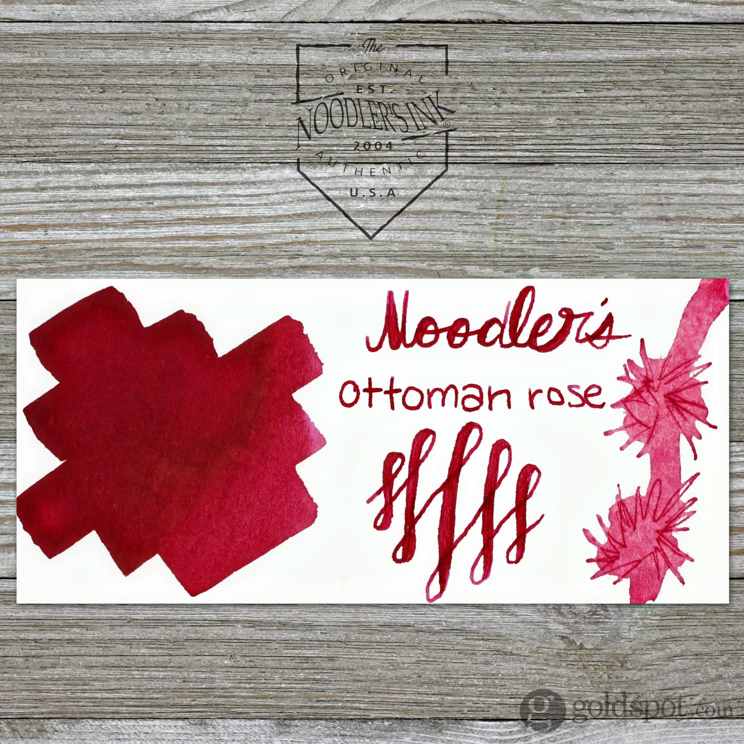 Noodler's Ottoman Rose Fountain Pen Ink - 3oz Bottle - Image 2