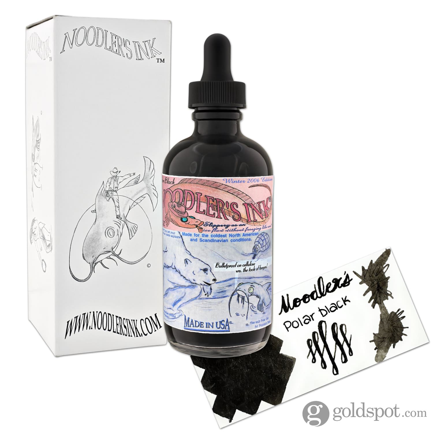Noodler's Polar Black Fountain Pen Ink - Image 5