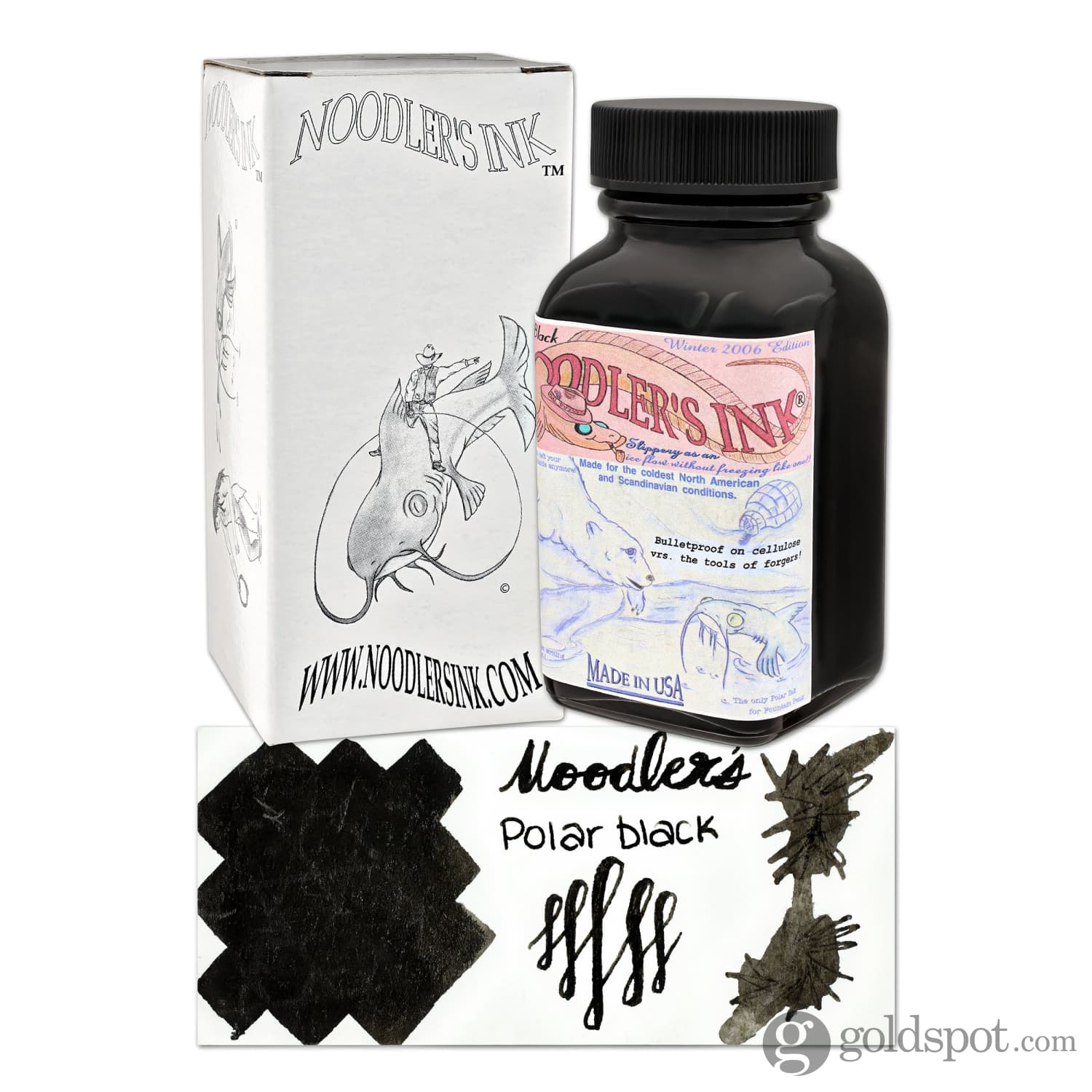 Noodler's Polar Black Fountain Pen Ink - Image 6