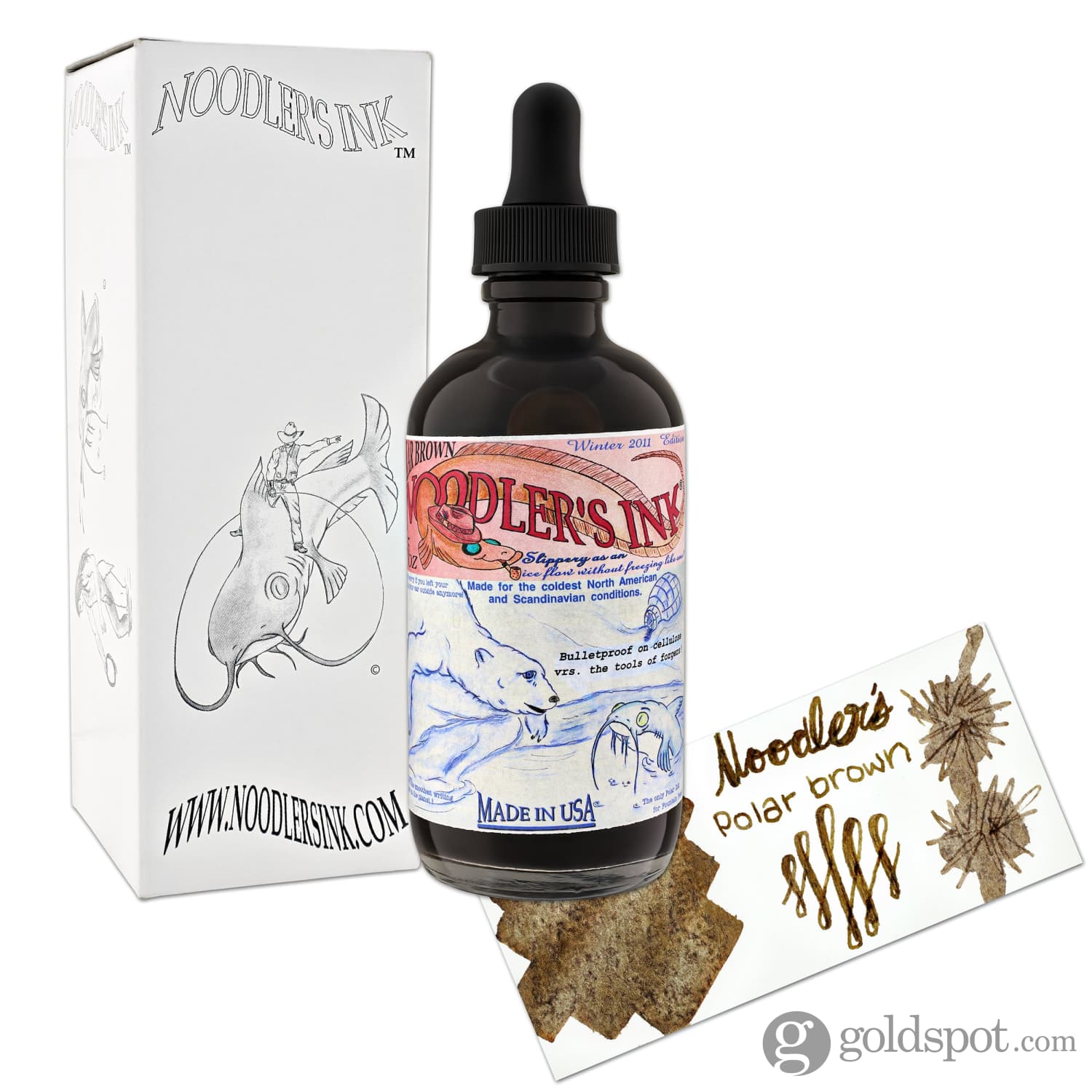 Noodler's Polar Brown Fountain Pen Ink - Image 5