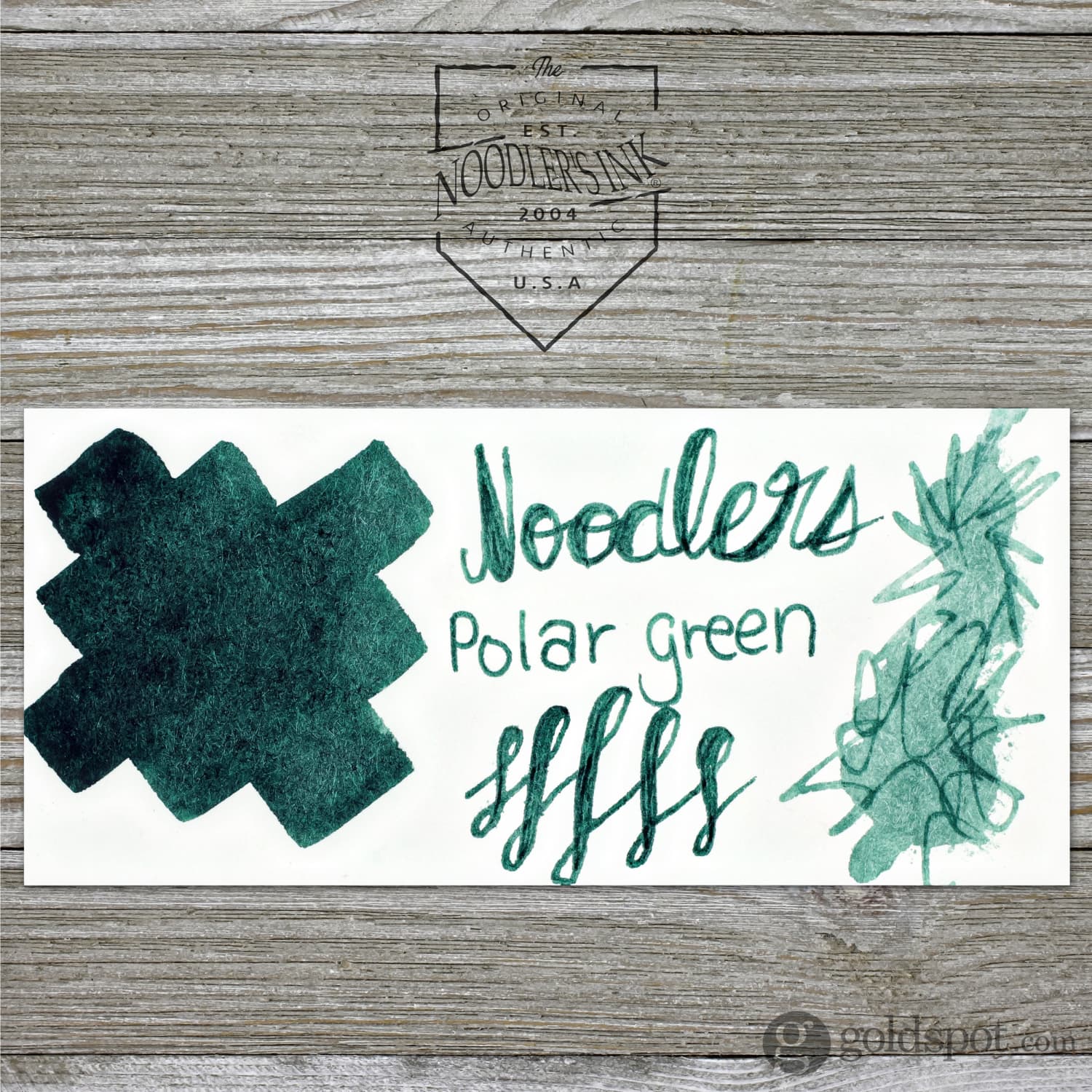 Noodler's Polar Green Fountain Pen Ink - Image 2