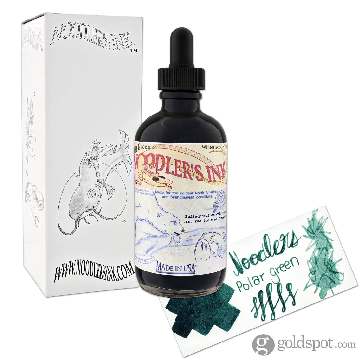 Noodler's Polar Green Fountain Pen Ink - Image 5