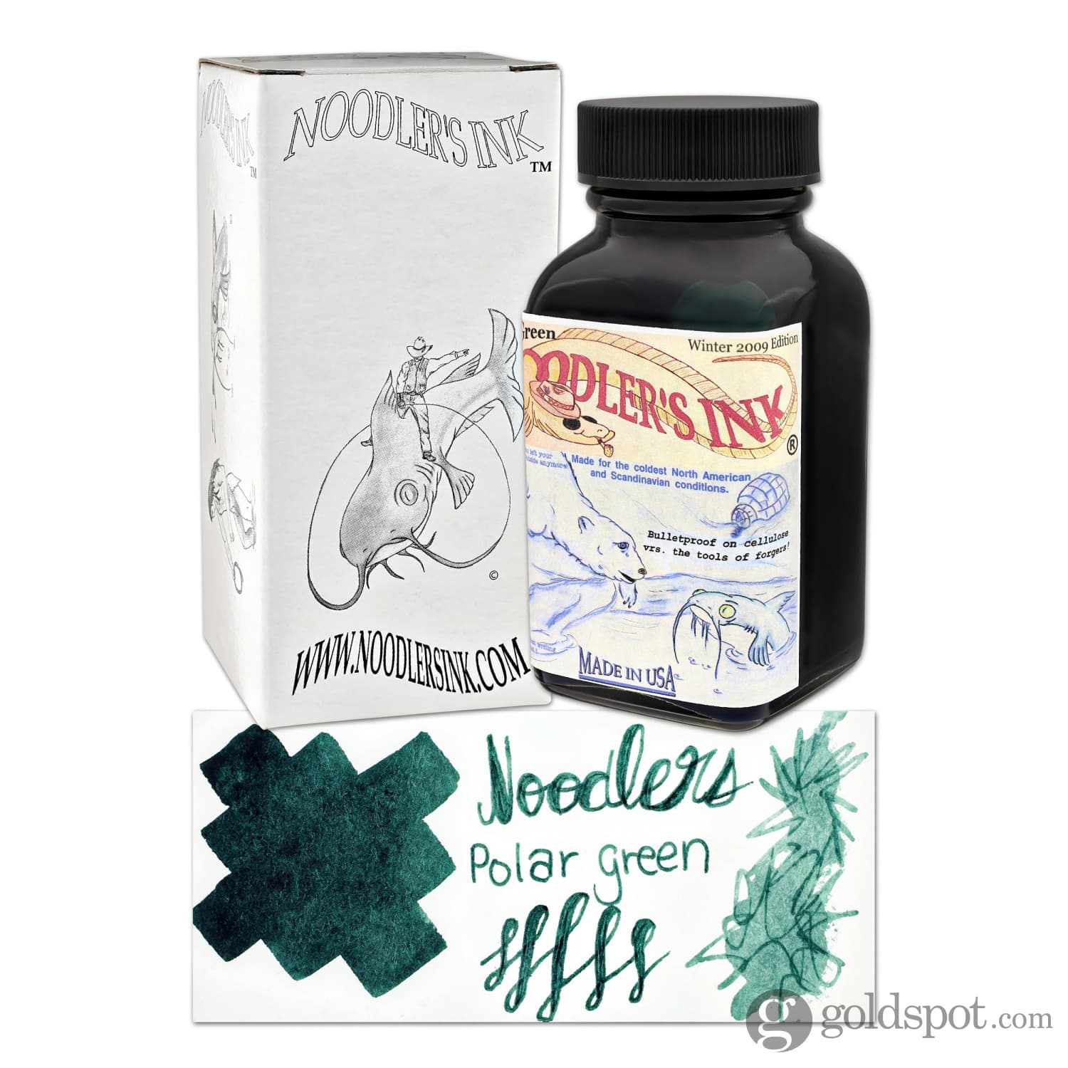 Noodler's Polar Green Fountain Pen Ink - Image 6