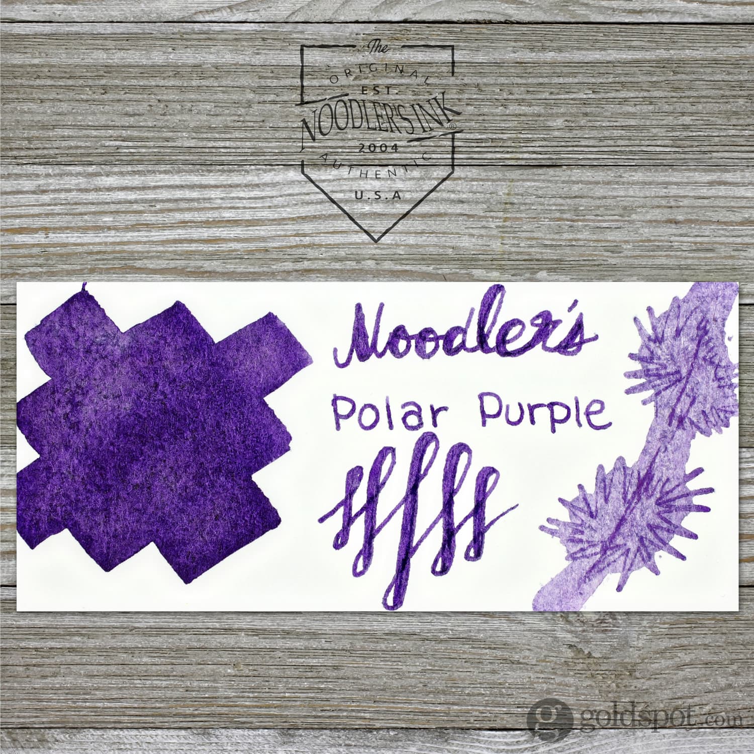 Noodler's Polar Purple Fountain Pen Ink - 3oz Bottle - Image 2