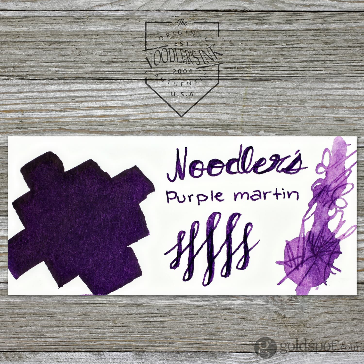 Noodler's Purple Martin Fountain Pen Ink - 3oz Bottle - Image 2