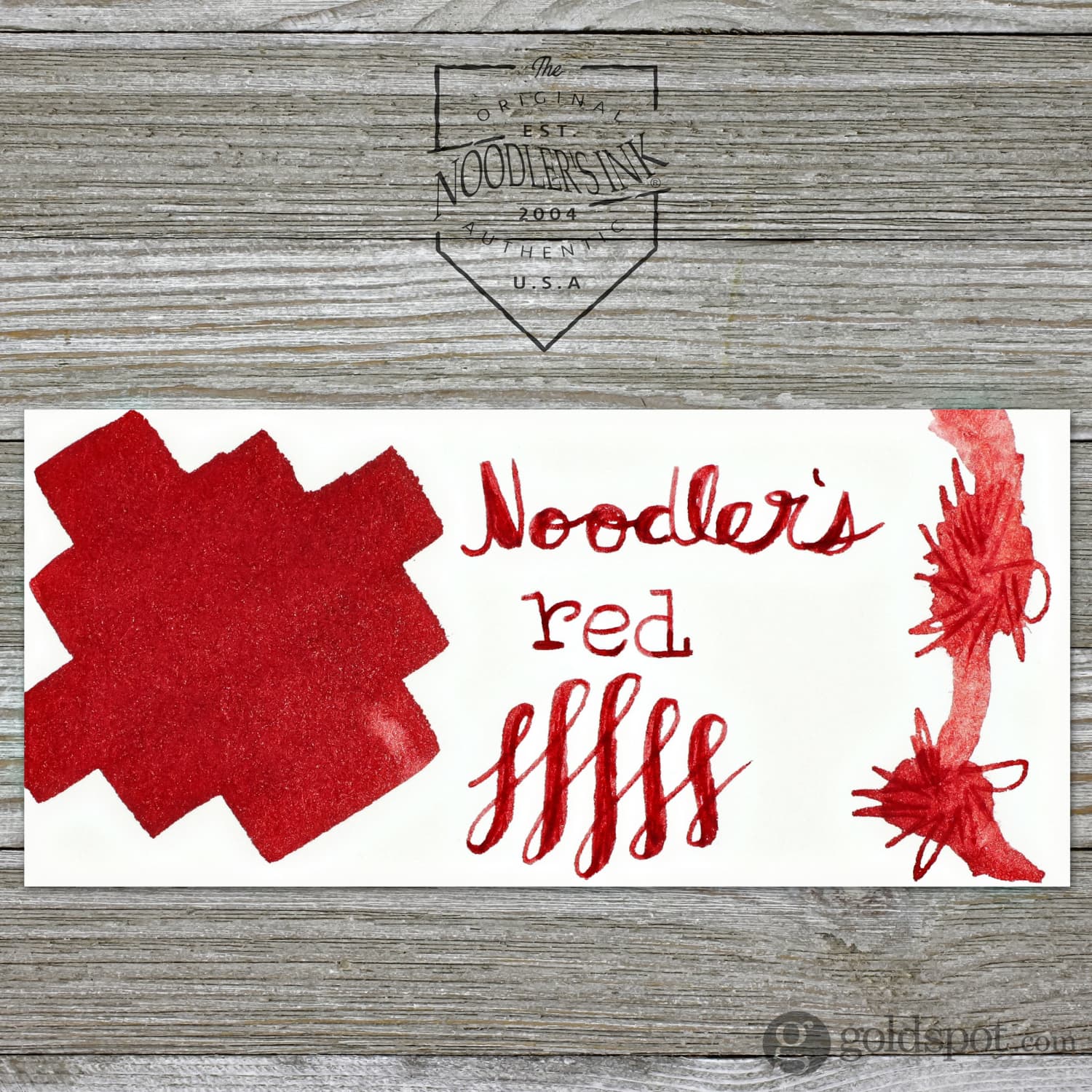 Noodler's Red Fountain Pen Ink - 3oz Bottle - Image 2