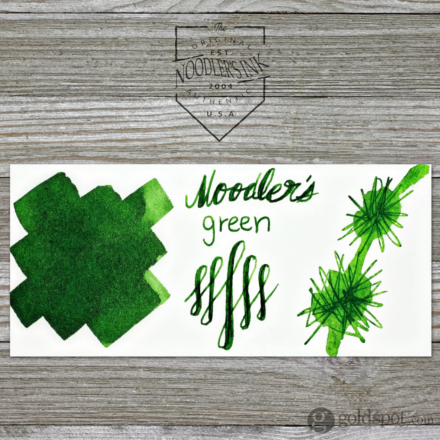 Noodler's Standard Green Fountain Pen Ink - 3oz Bottle - Image 2