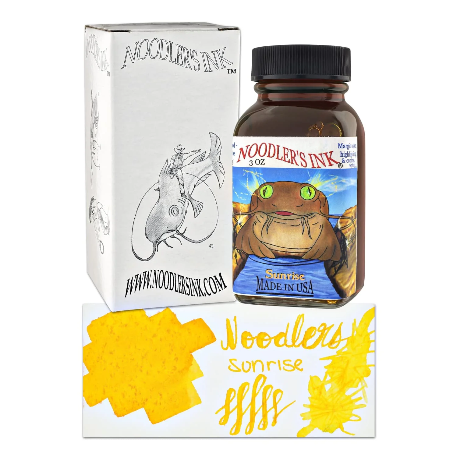 Noodler's Sunrise Fountain Pen Ink - 3oz Bottle