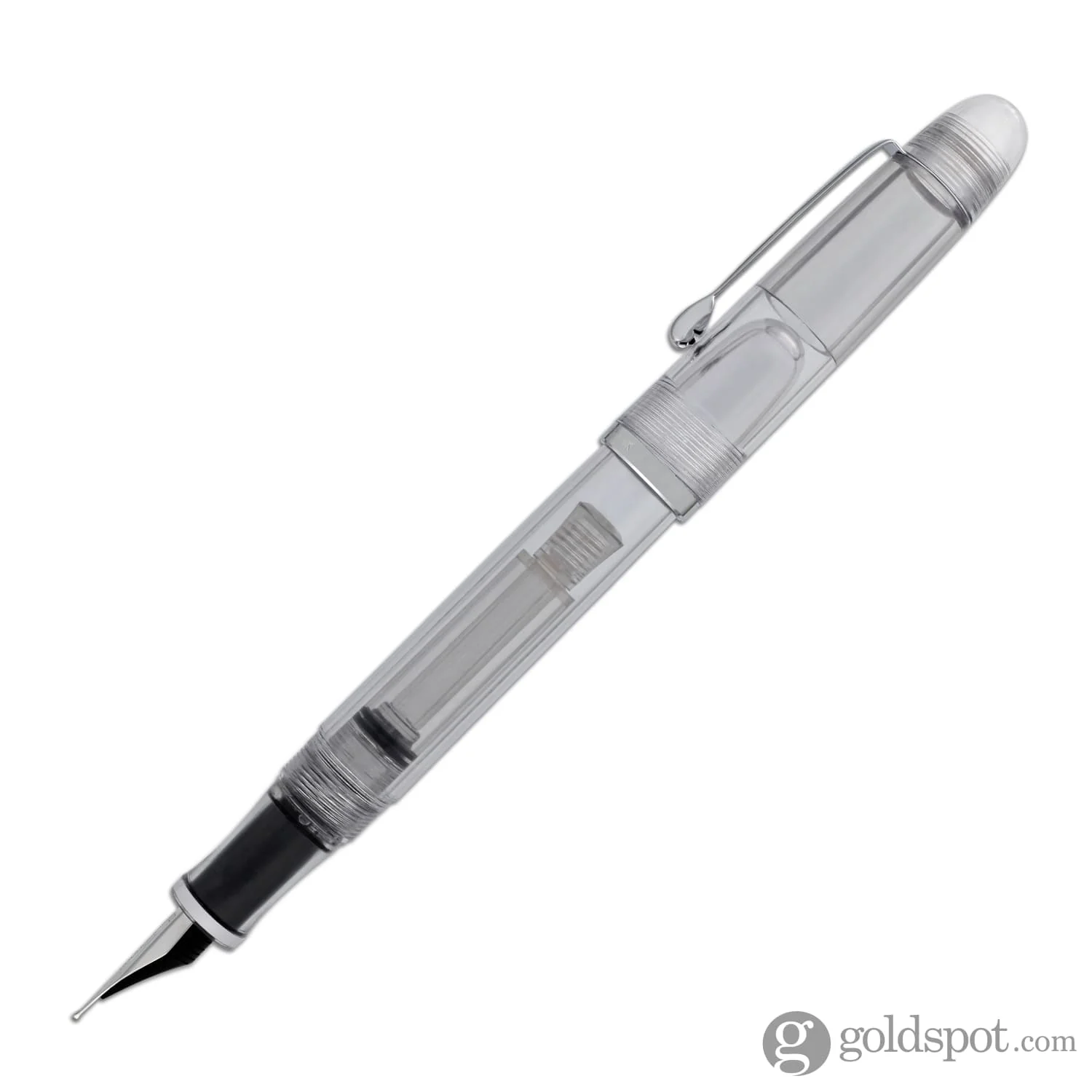 Noodler's Triple Tail Flex Fountain Pen in Clear Demonstrator - Semi Flex Nib - Image 3