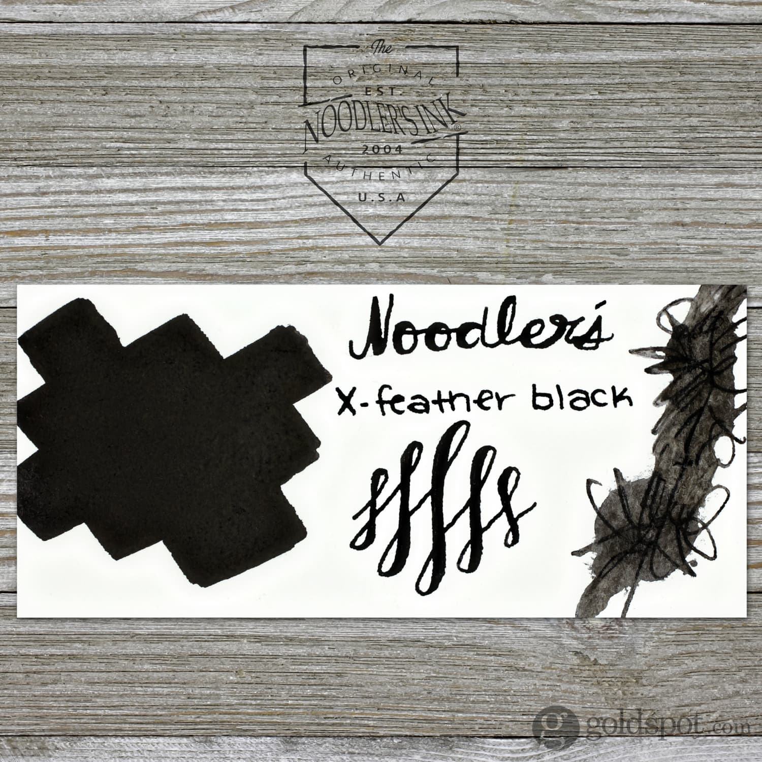 Noodler's X-Feather Black Fountain Pen Ink - Image 2