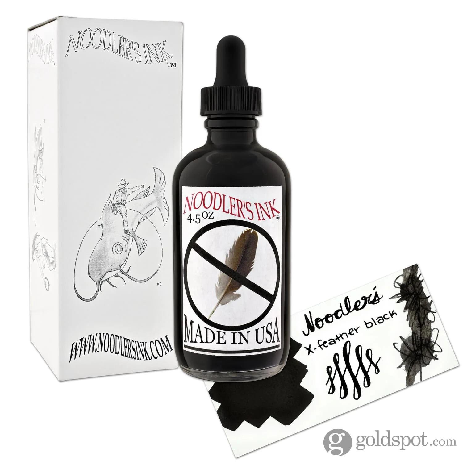 Noodler's X-Feather Black Fountain Pen Ink - Image 5