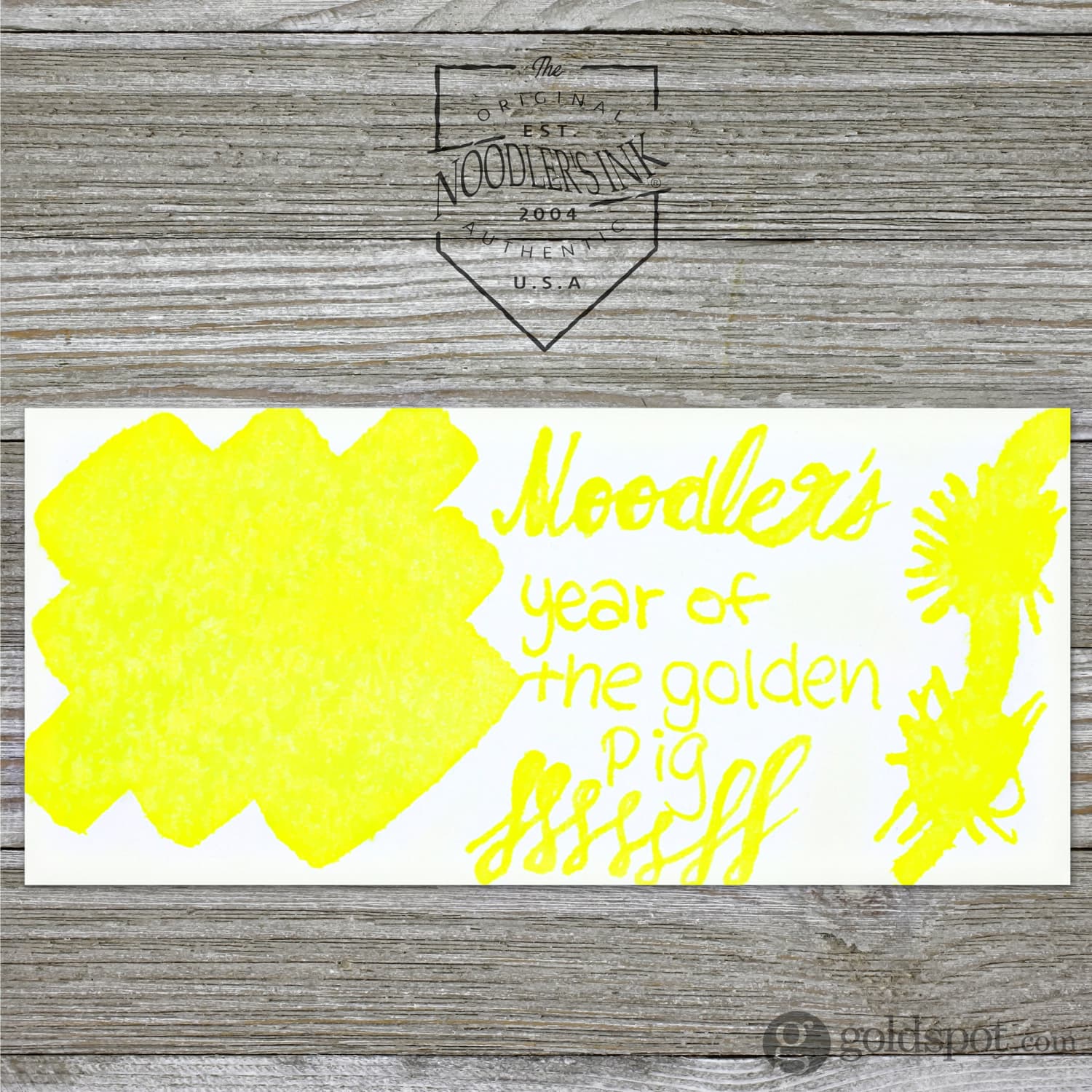 Noodler's Year of the Golden Pig Fountain Pen Ink - 4.5oz - Image 2